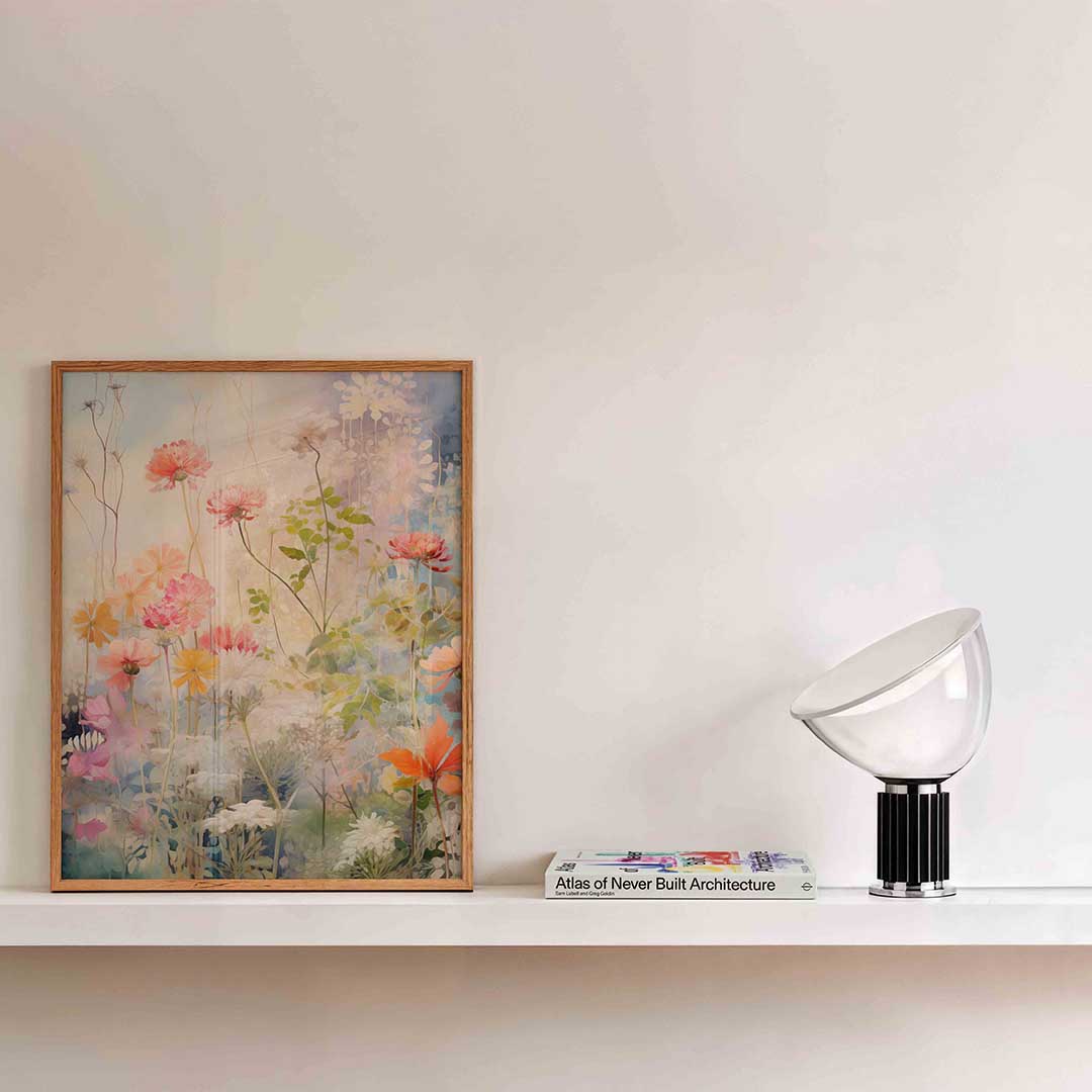 Bloemen en bladeren Poster