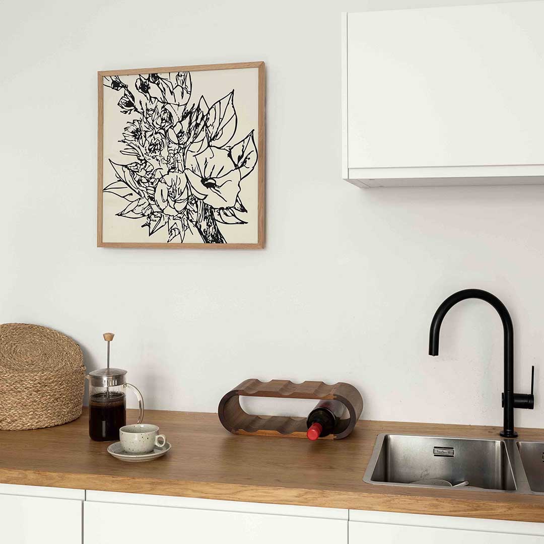Bloemen en bladeren Poster