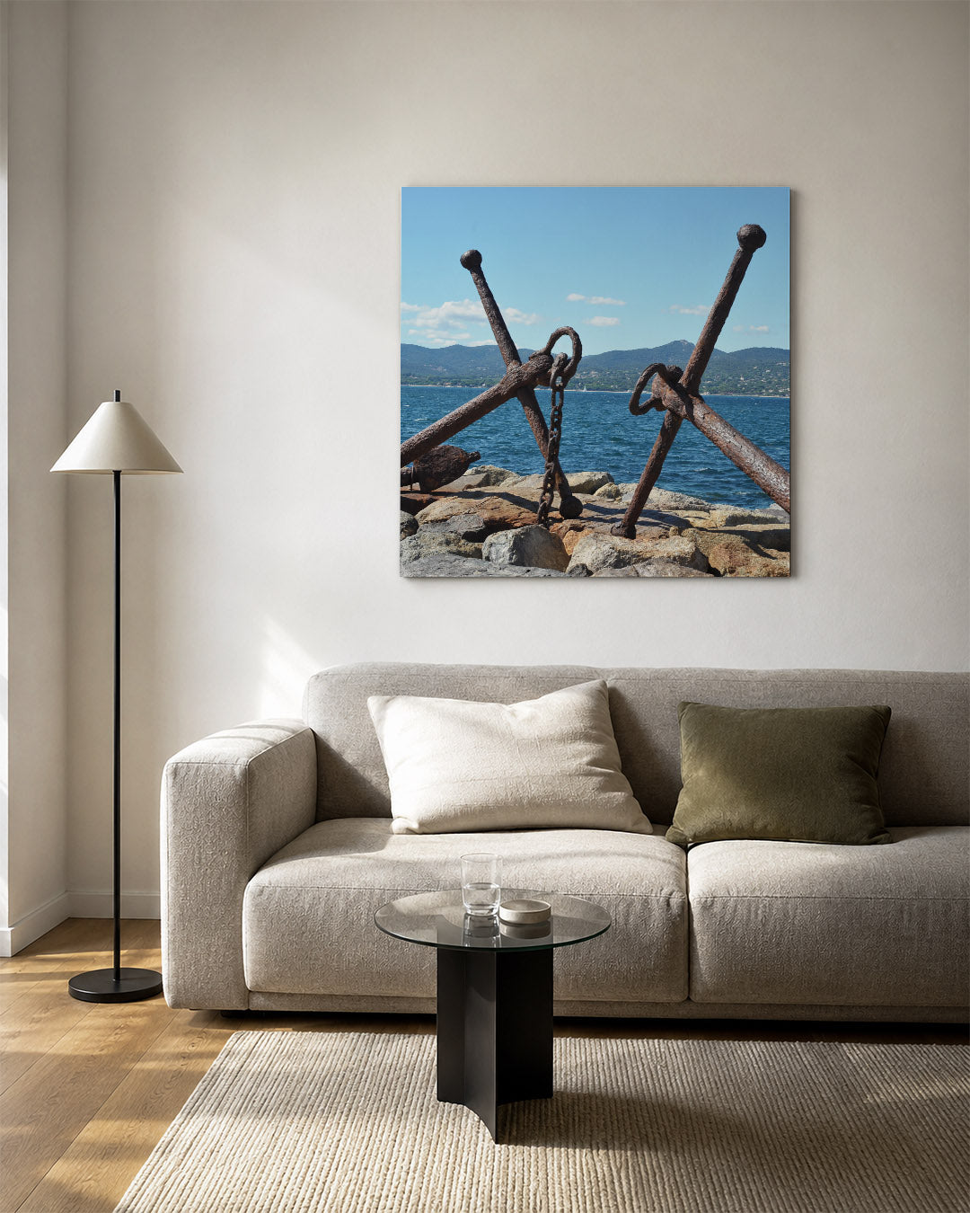 Ankers aan zee Kunstwerk