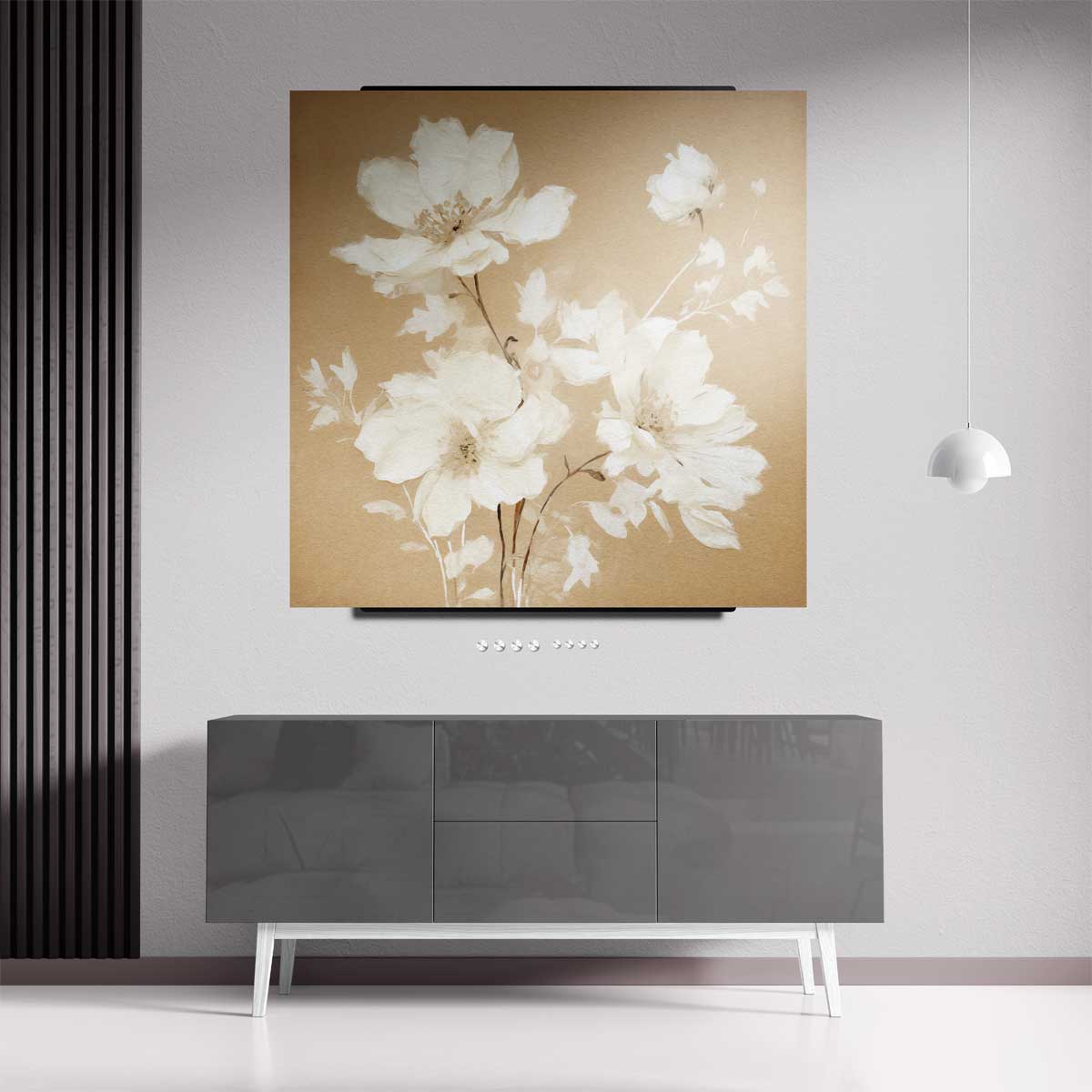 Elegante Bloemenpracht Kunstwerk-canvas-dibond-plexiglas-wanddecoratie-WallArtistic