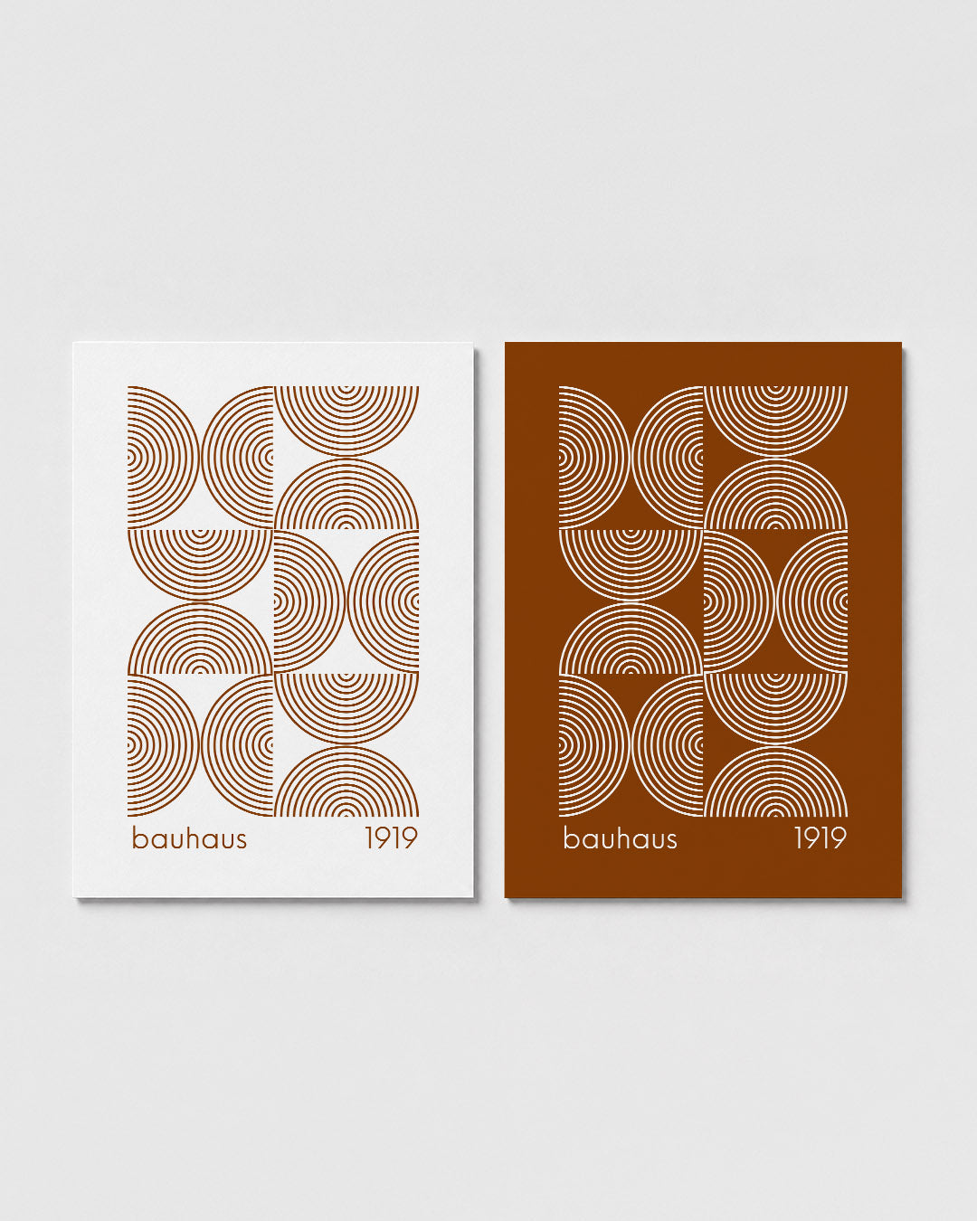 Cirkelritme en lijnen Posterset