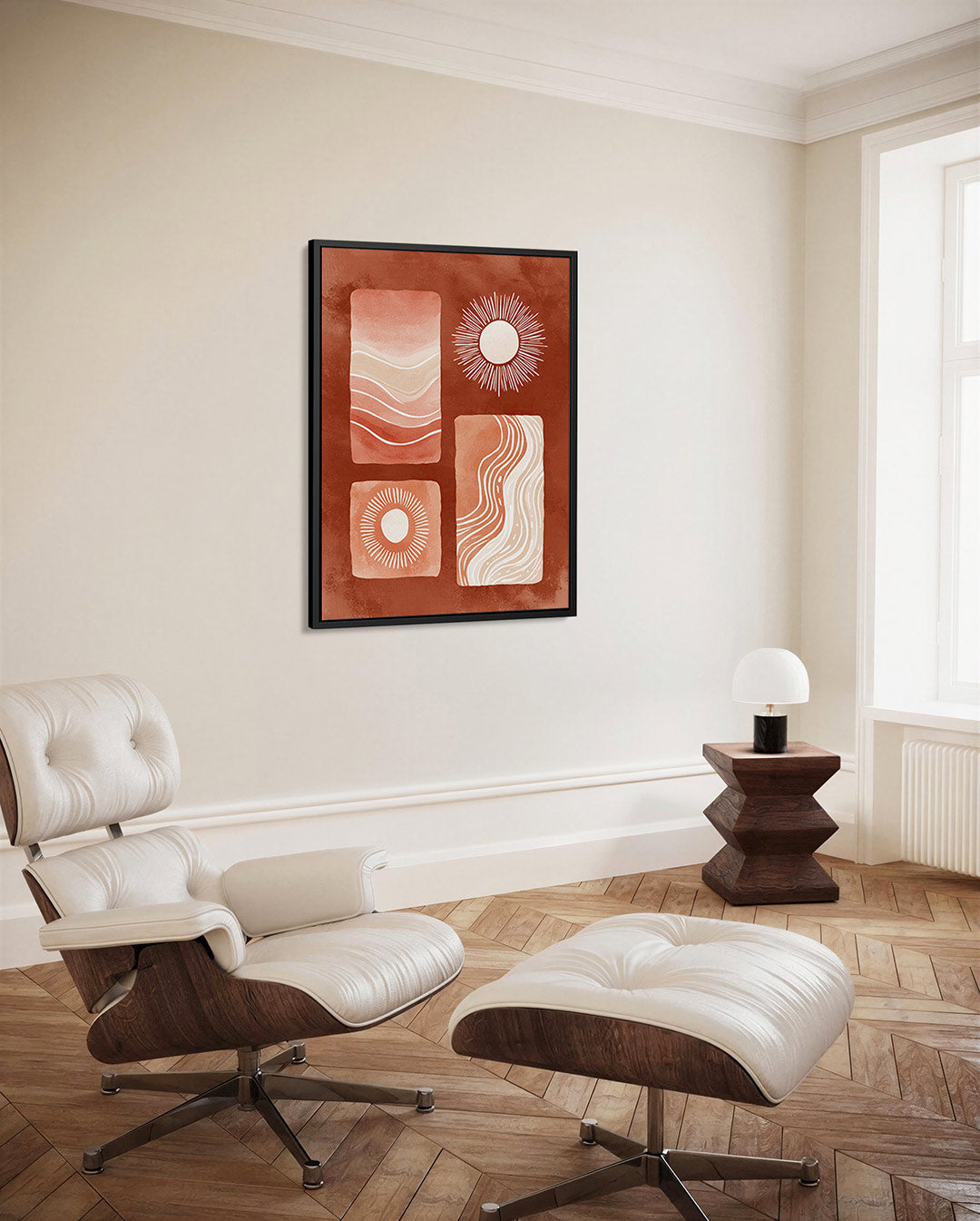 Organische vormen compositie Kunstwerk