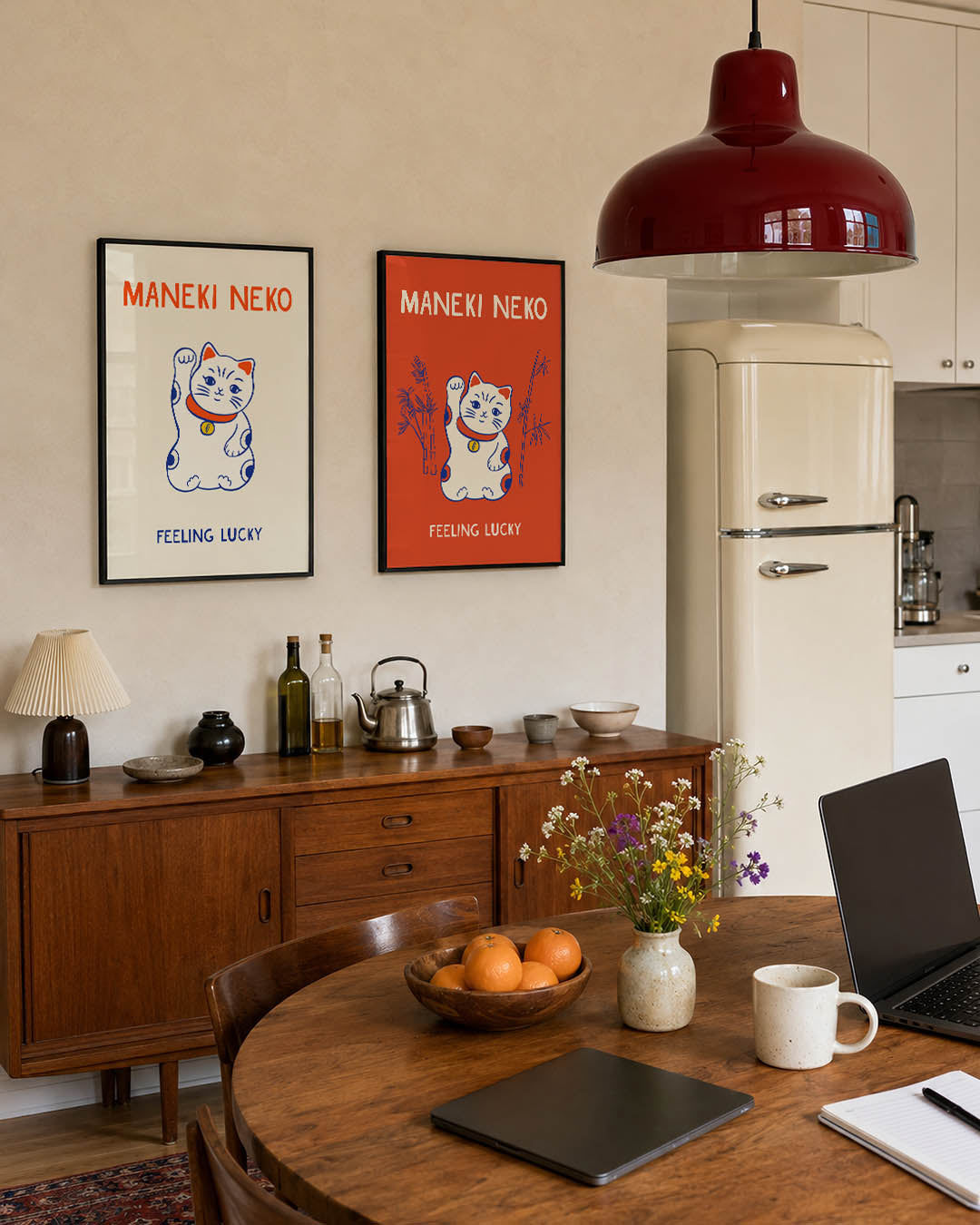 Geluksbrenger kat Posterset