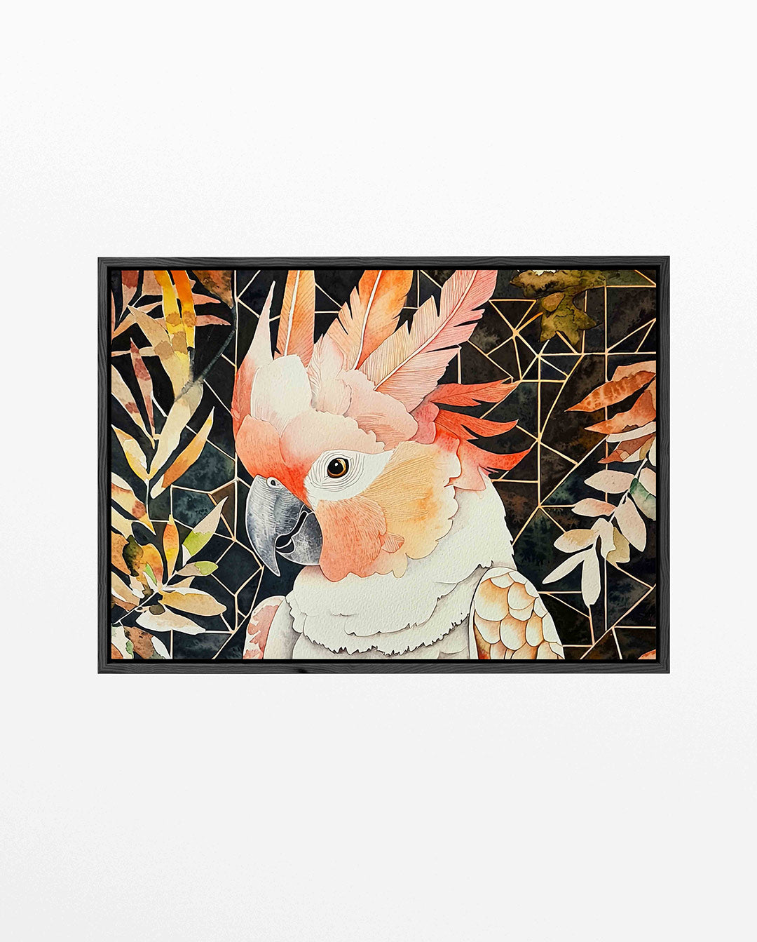 Vogels en geometrie Kunstwerk