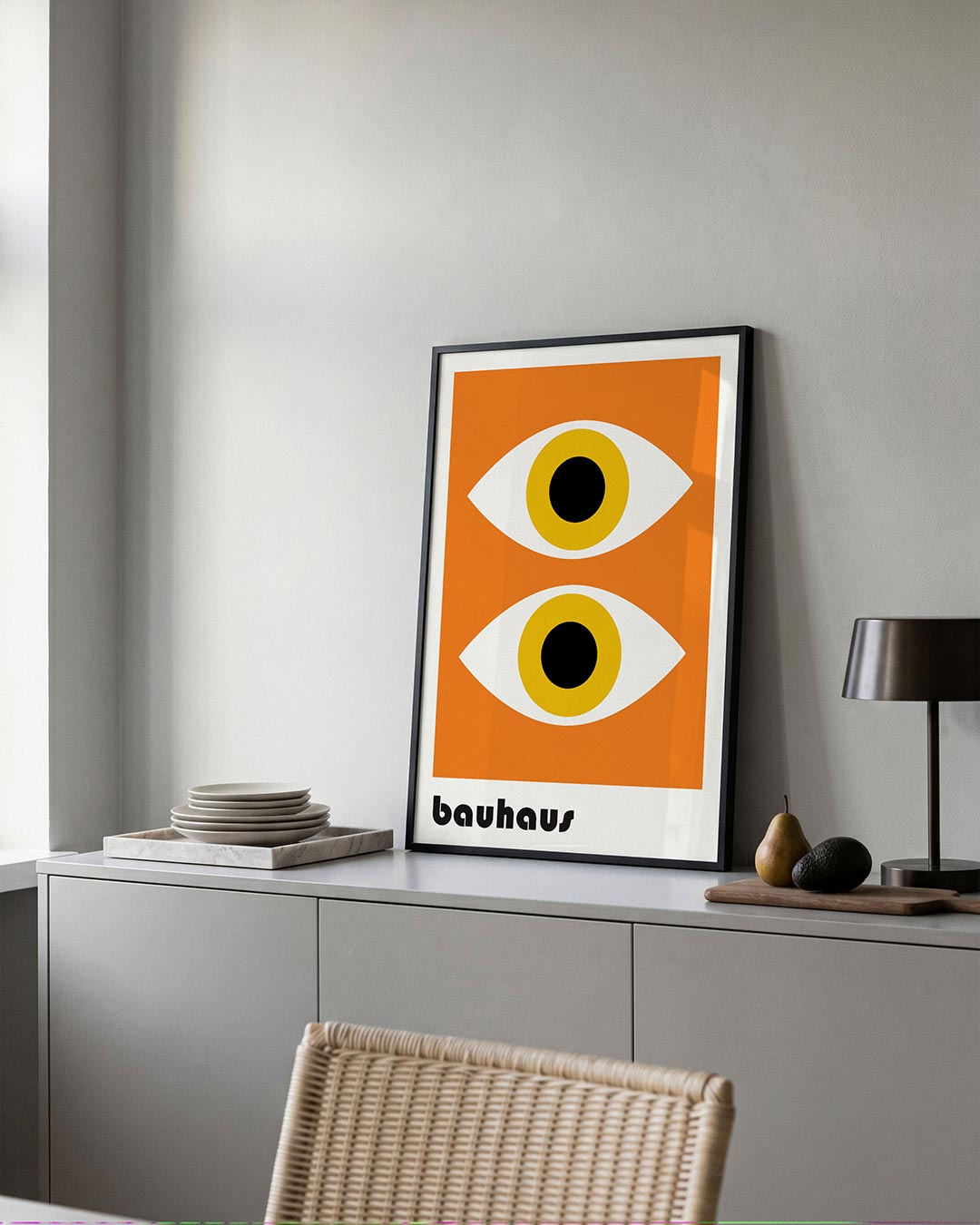 Oogvormen en kleur Poster