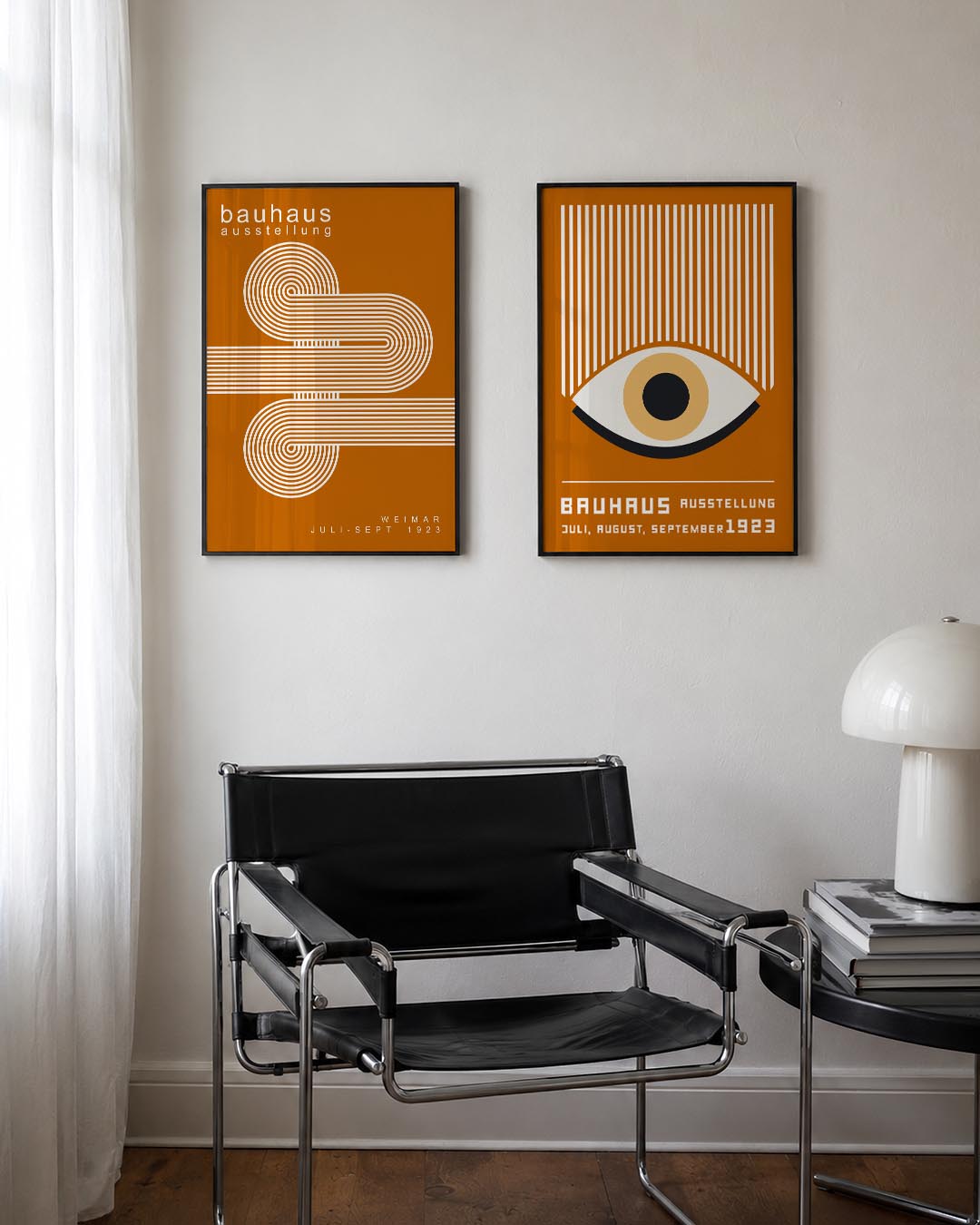 Lijnen en cirkelpatronen Posterset