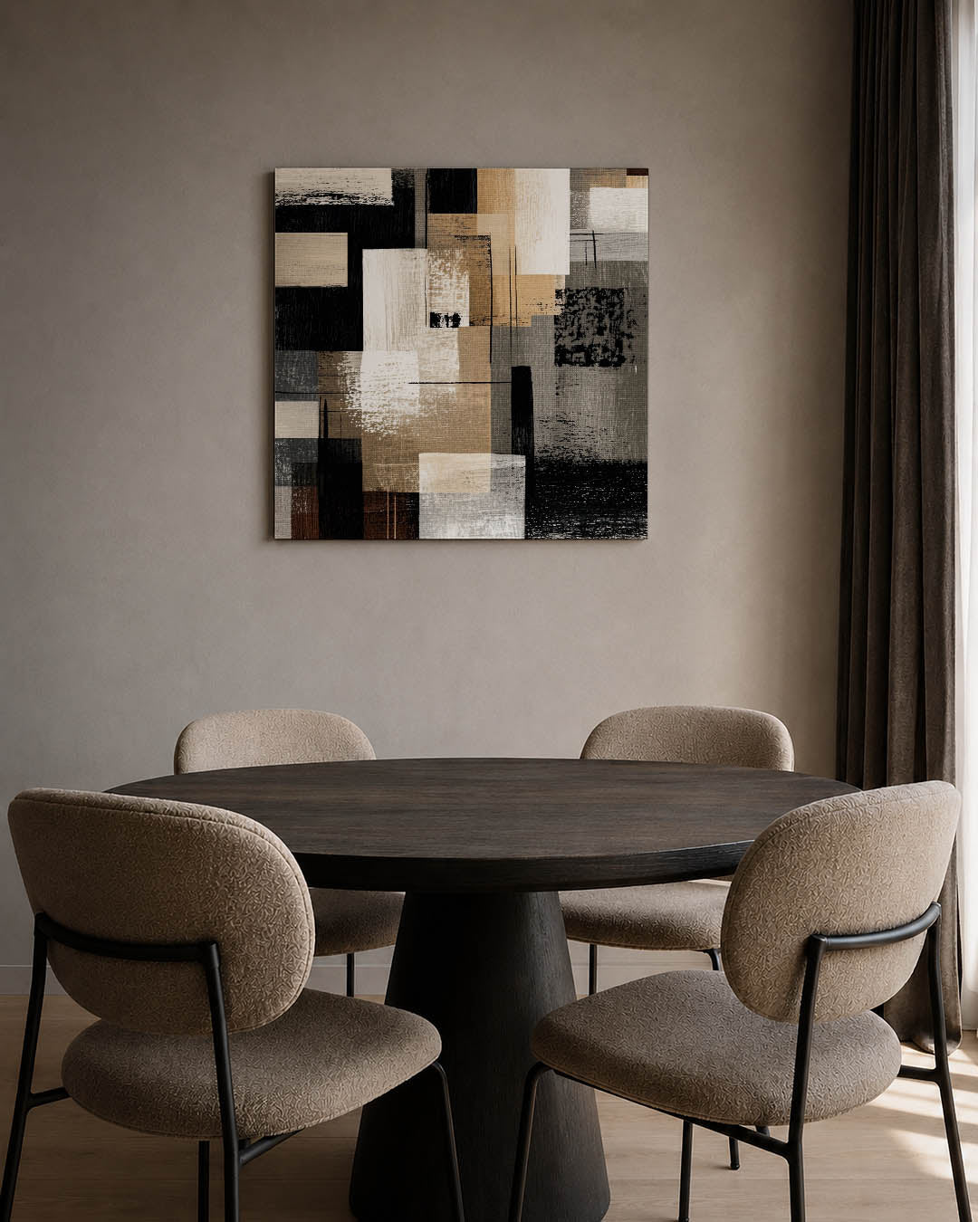 Geometrische compositie Kunstwerk