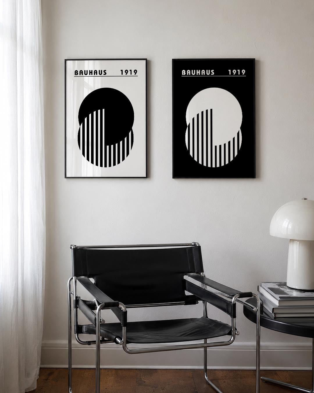 Cirkel en strepen Posterset