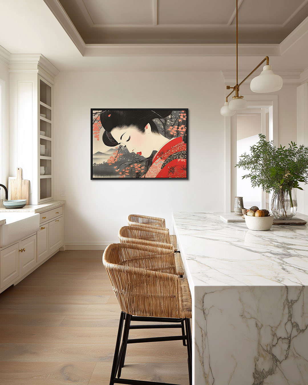 Vrouwelijk portret Kunstwerk