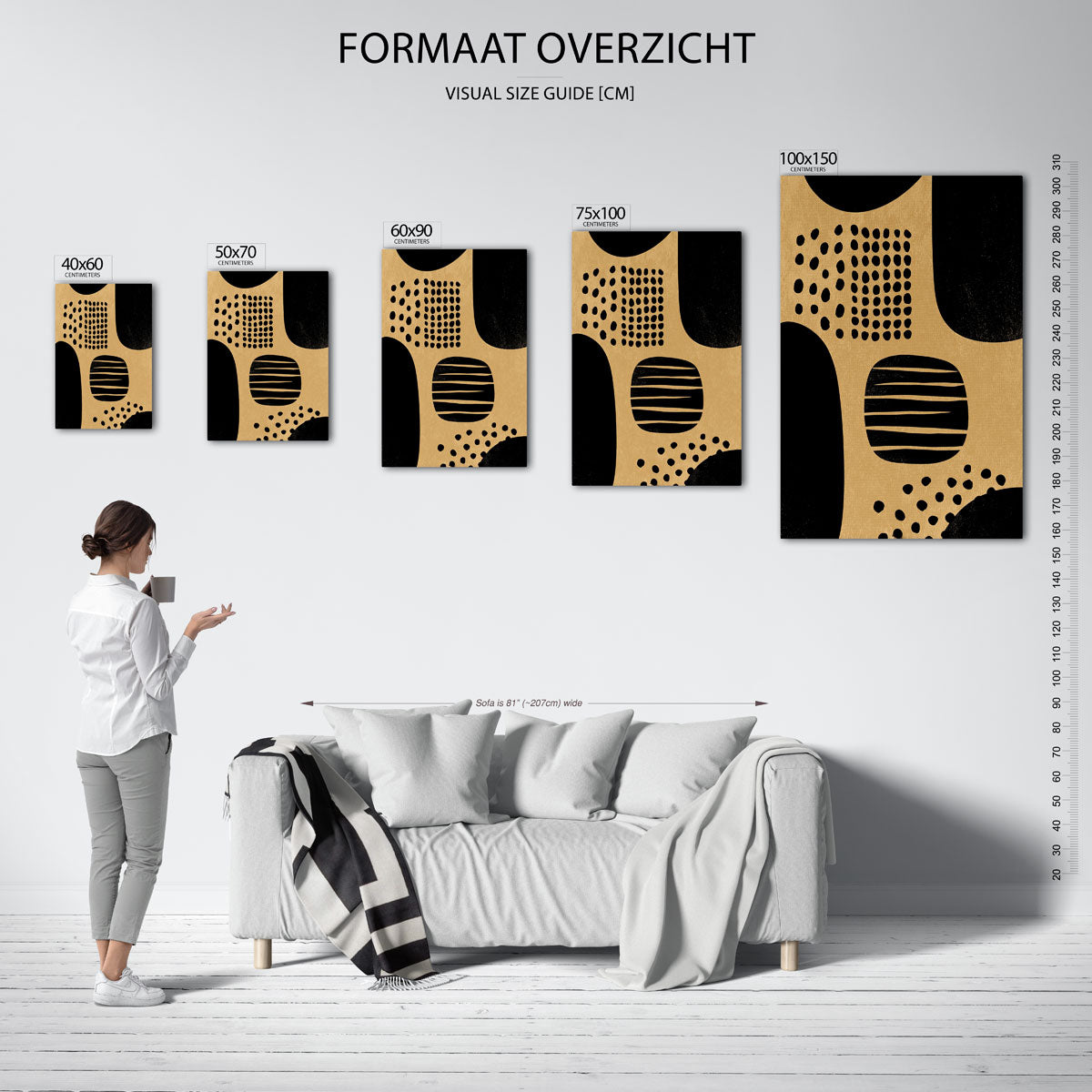 Organische vormen Kunstwerk