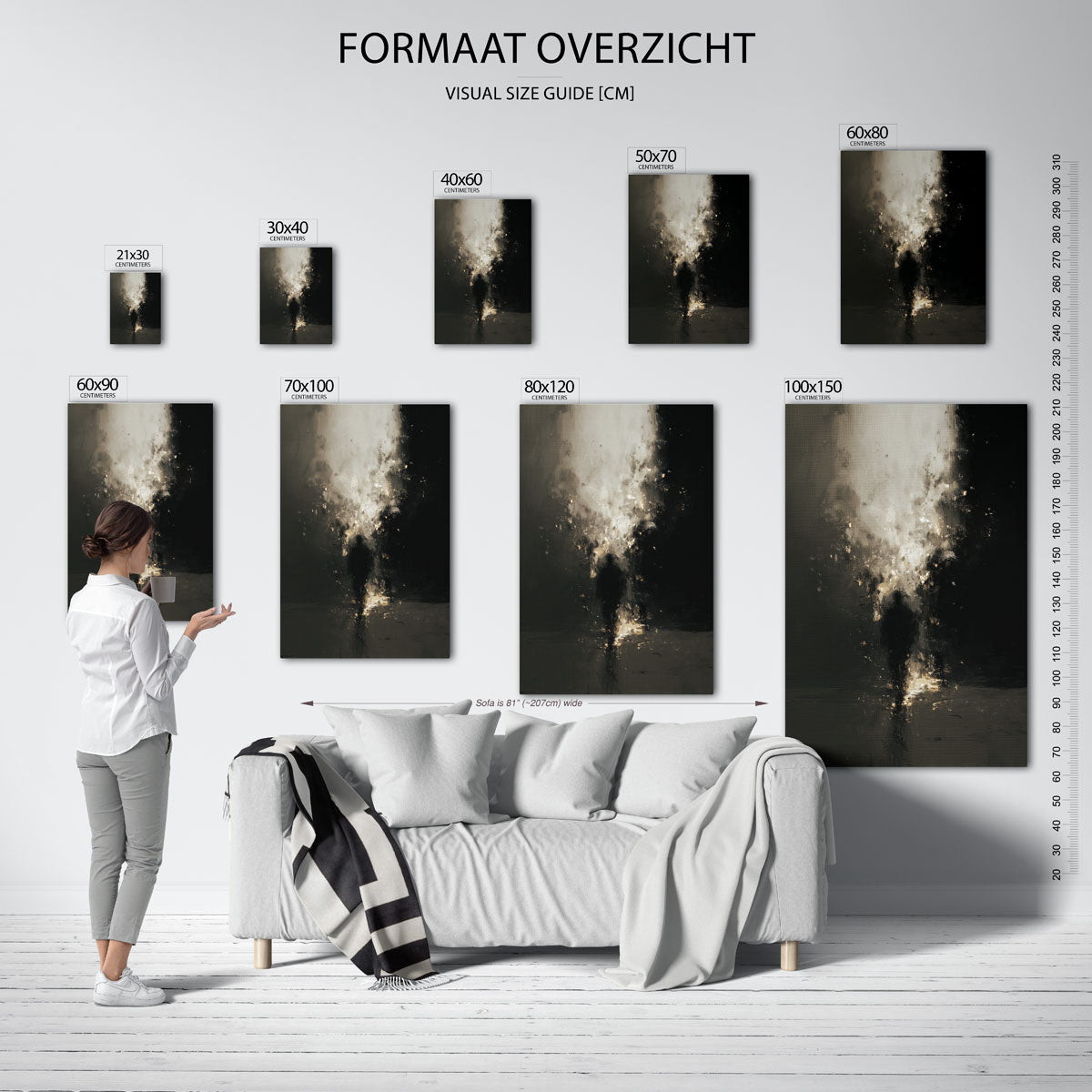 Mysterieuze figuur Poster