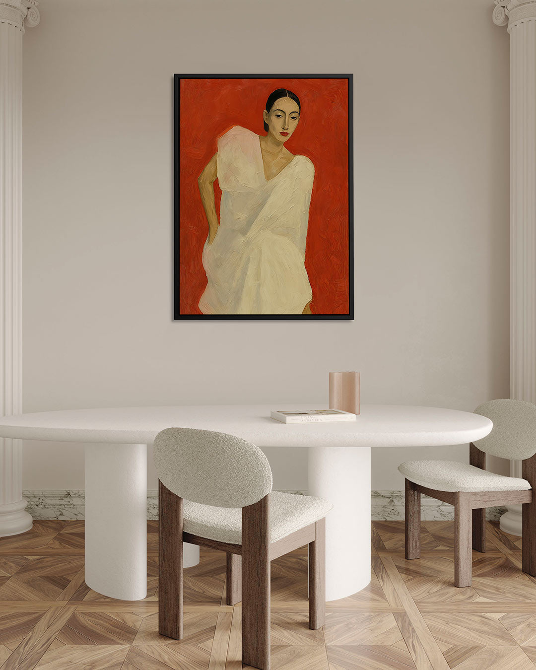 Vrouwelijk portret Kunstwerk