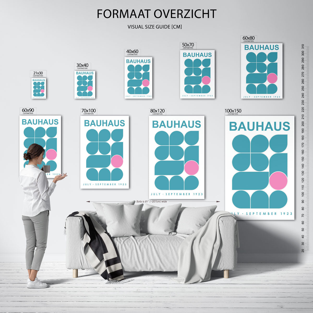 Vorm en kleur Poster