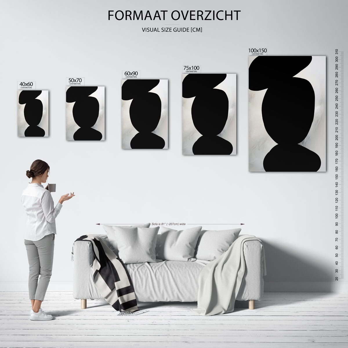 Organische vormen Kunstwerk