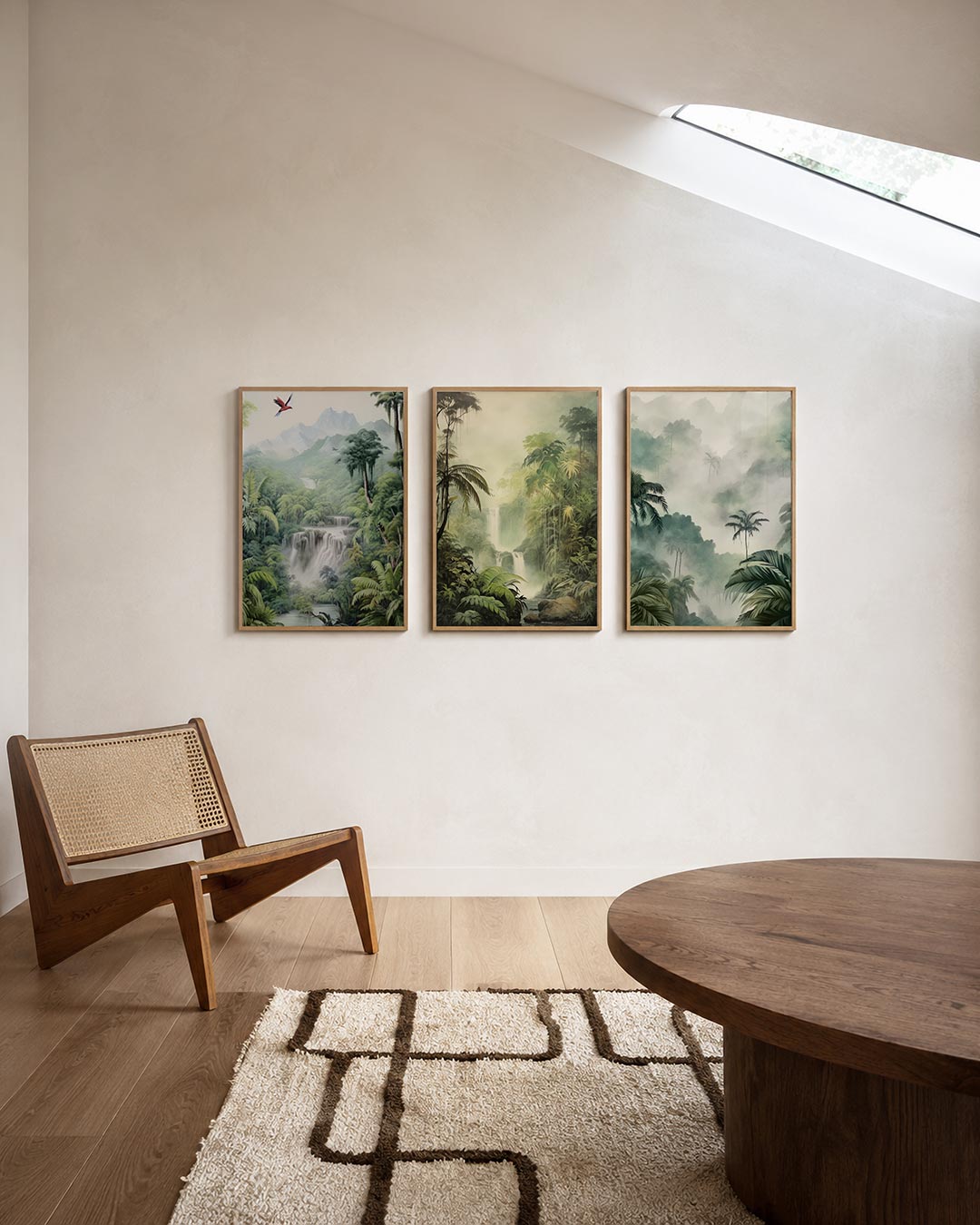 Natuurlijke sereniteit Posterset