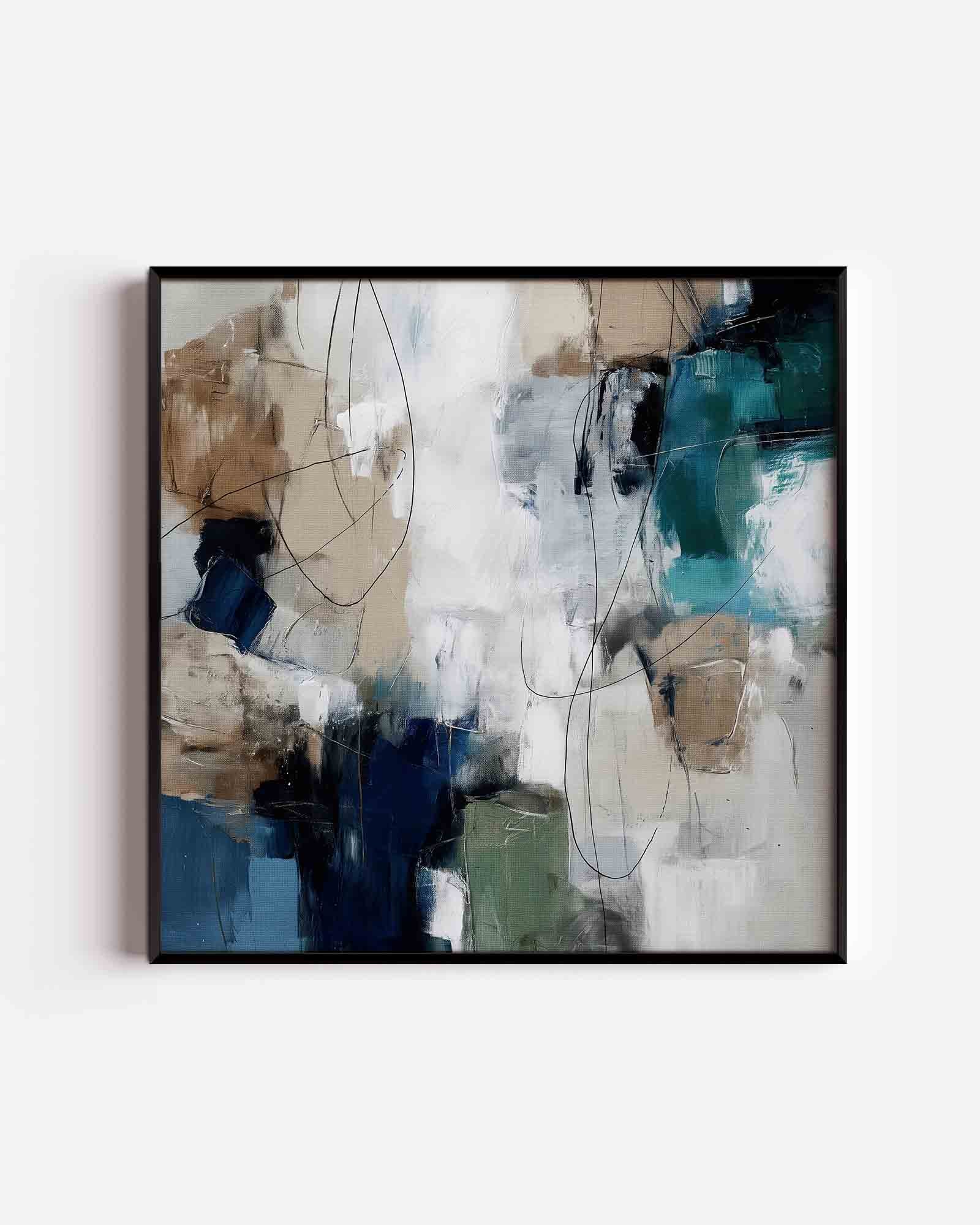 Abstracte vormen Poster