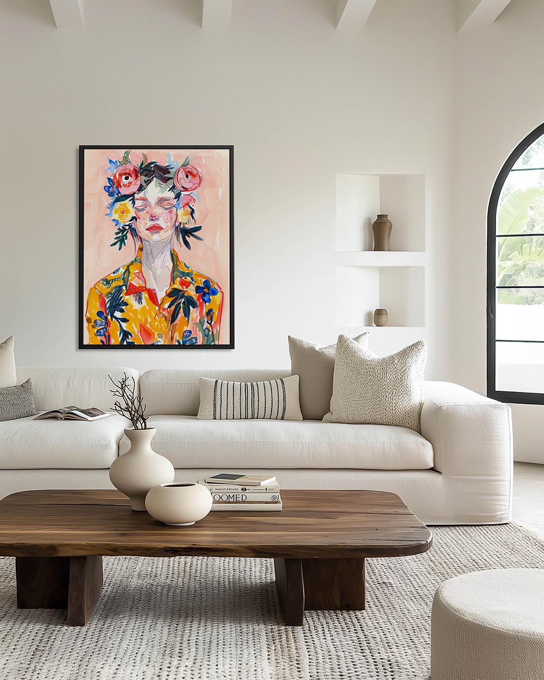Portret illustratie Kunstwerk