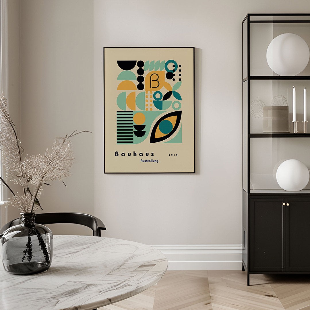Vormen en vlakkenspel Poster