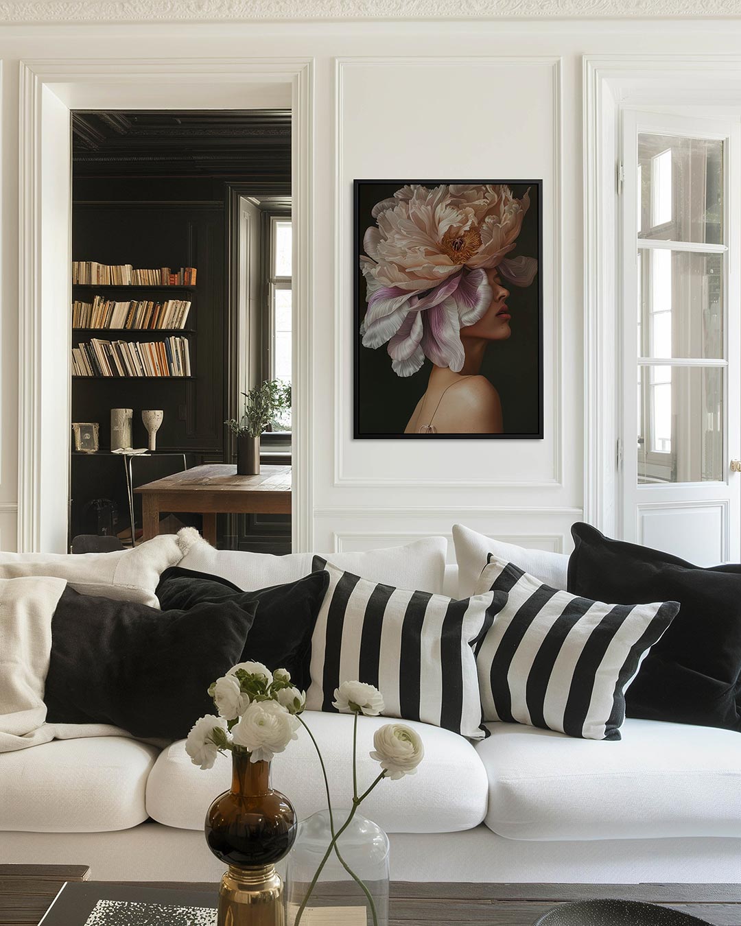 Bloemrijke elegantie Kunstwerk