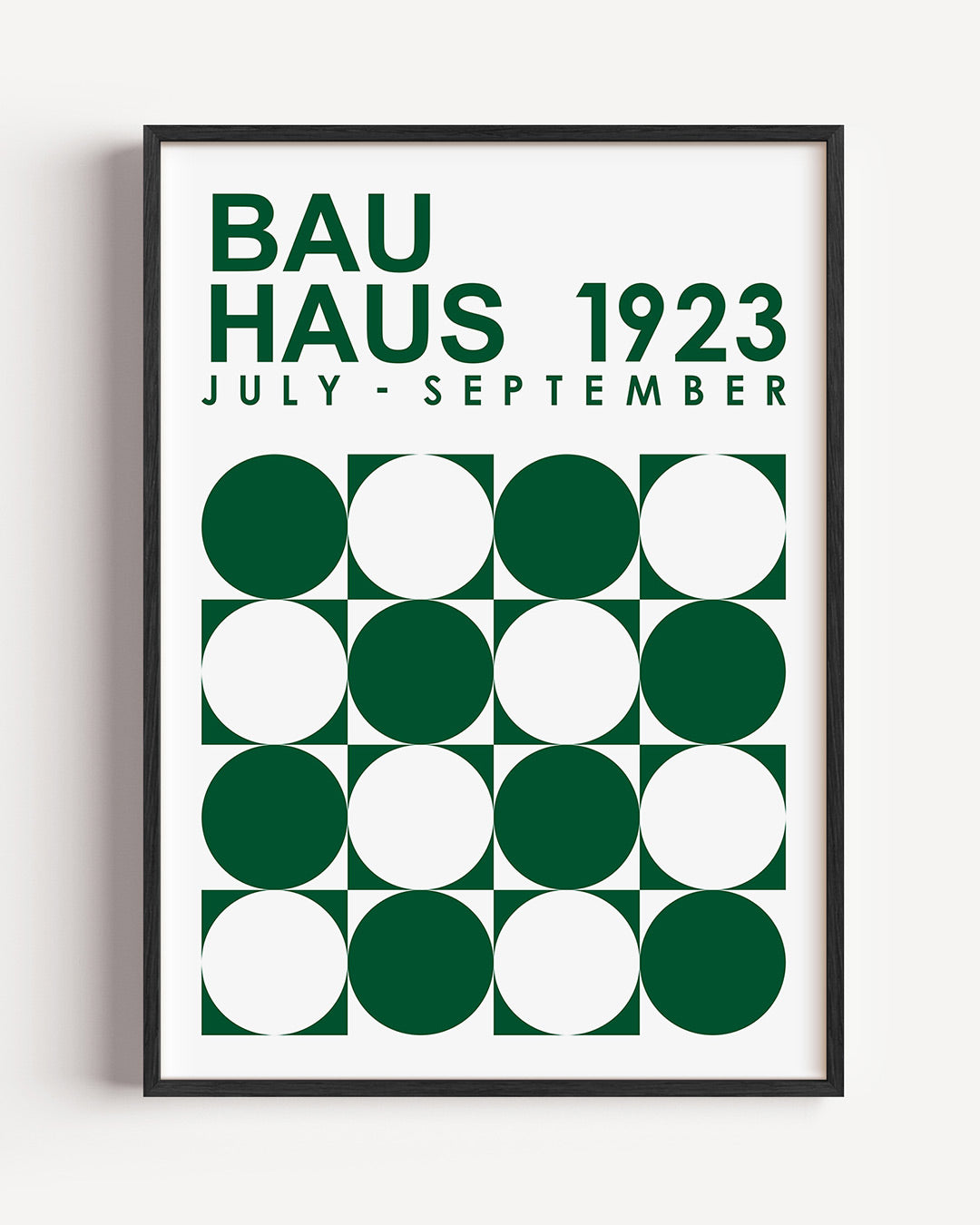 Cirkelritme en tekst Poster