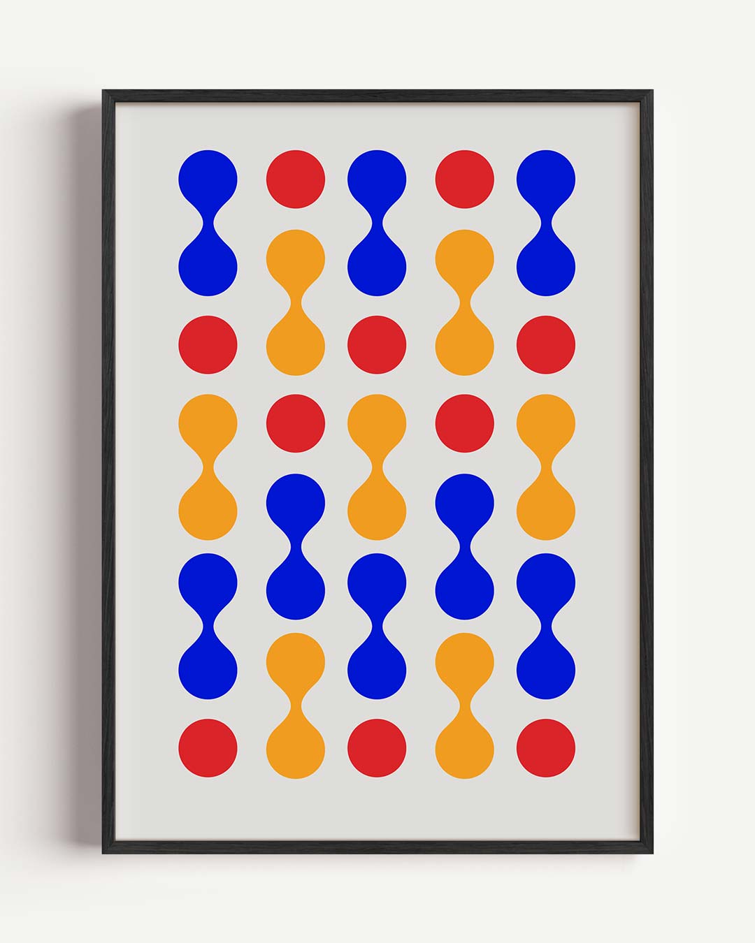 Kleurrijke Geometrische Vormen Poster-WallArtistic