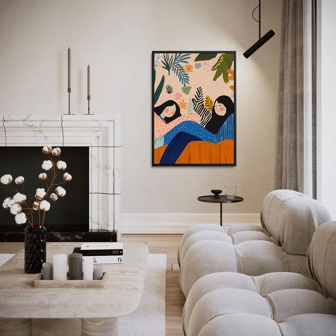 Dromerige figuren Kunstwerk
