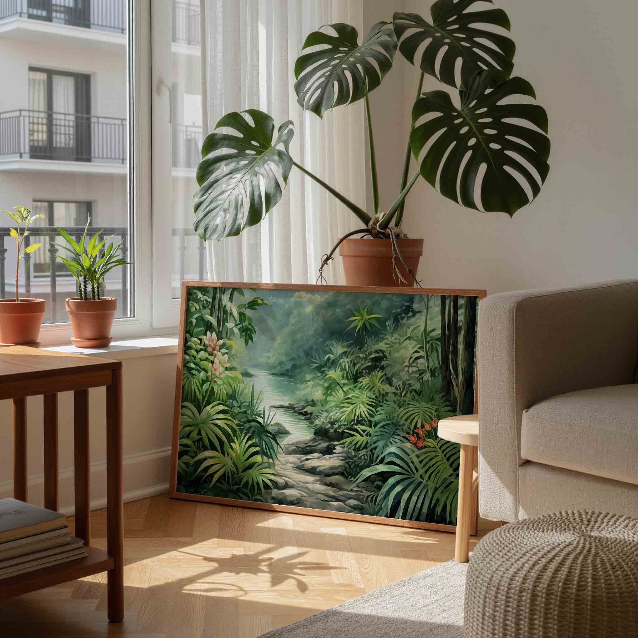 Tropische jungle Poster