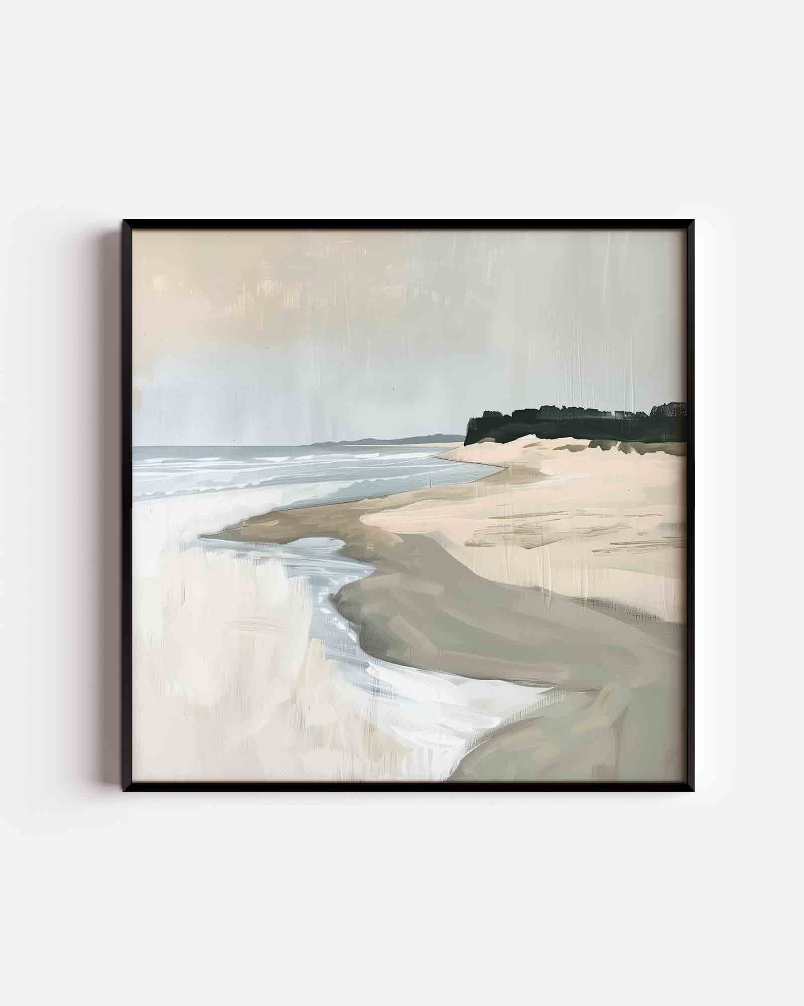 Strand en zee Poster