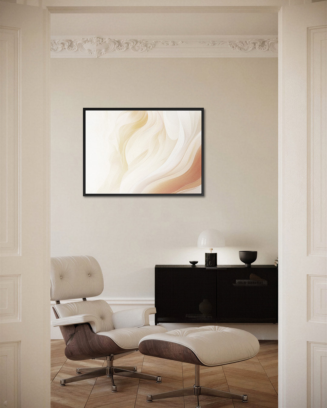 Vloeiende lijnen Kunstwerk