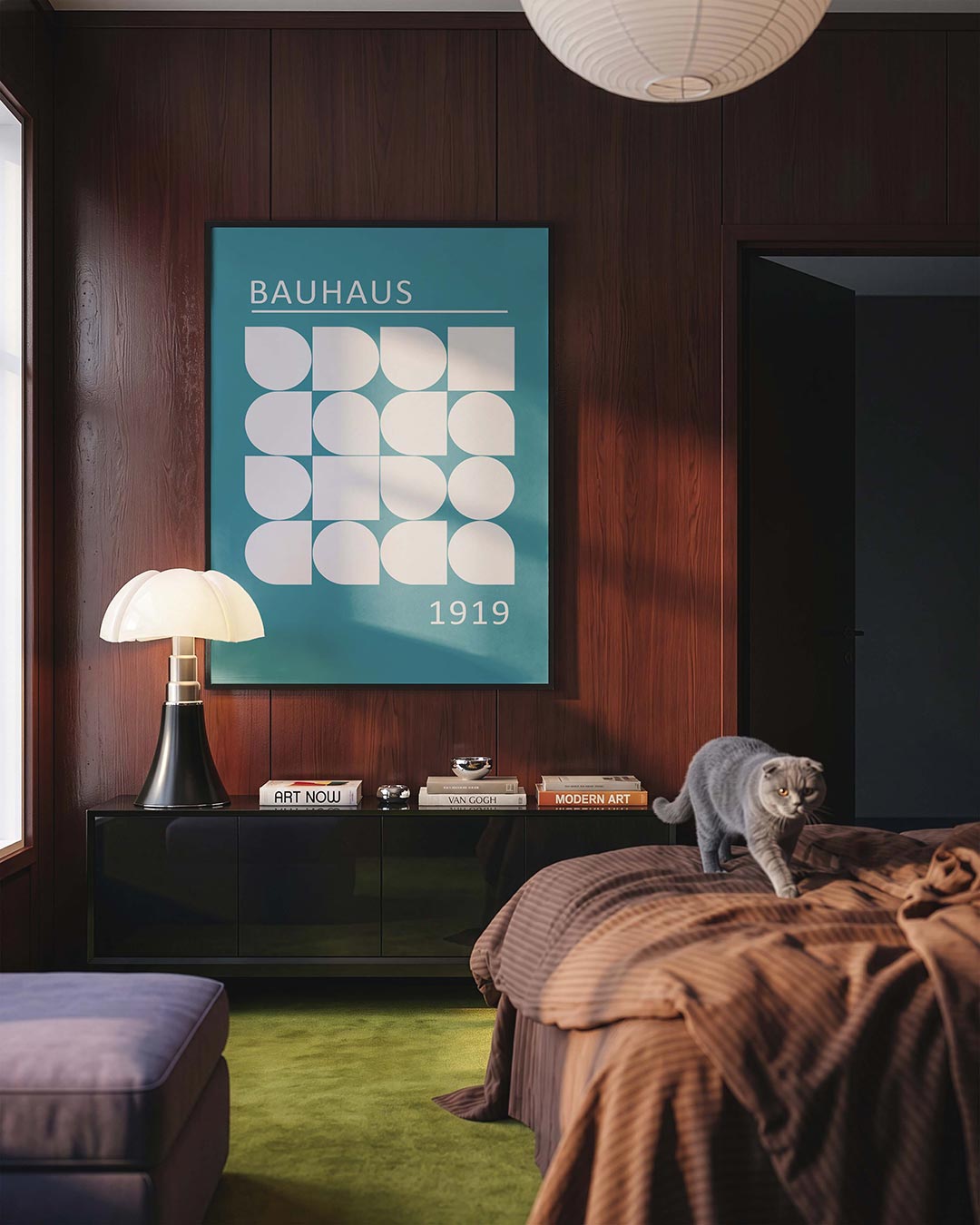 Vormritme en kleur Poster