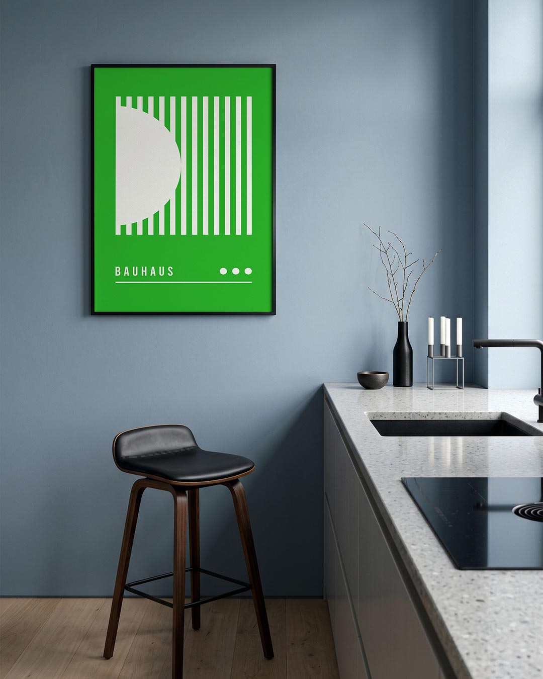 Lijnen en vlakkenspel Poster