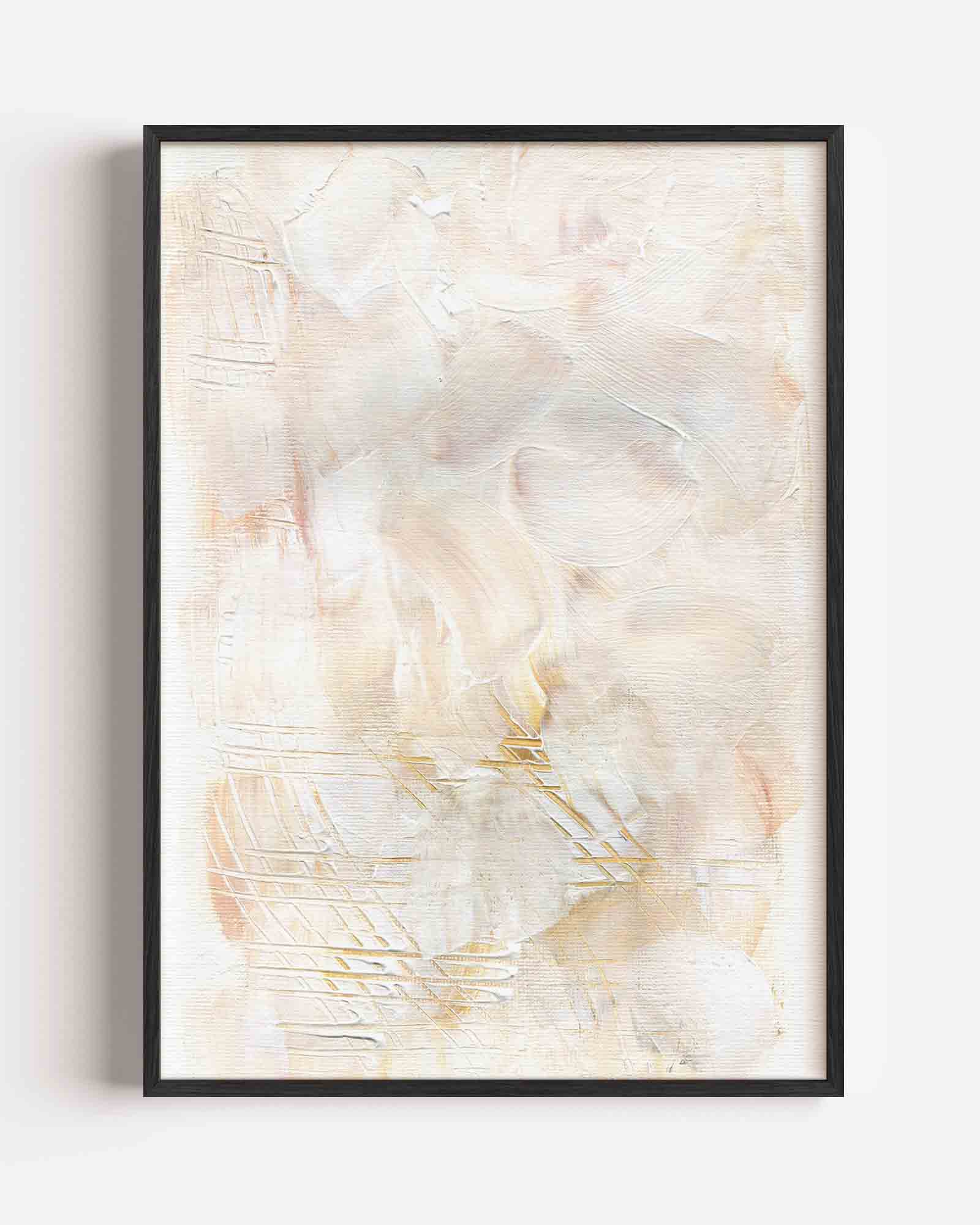 Abstracte beige textuur Poster