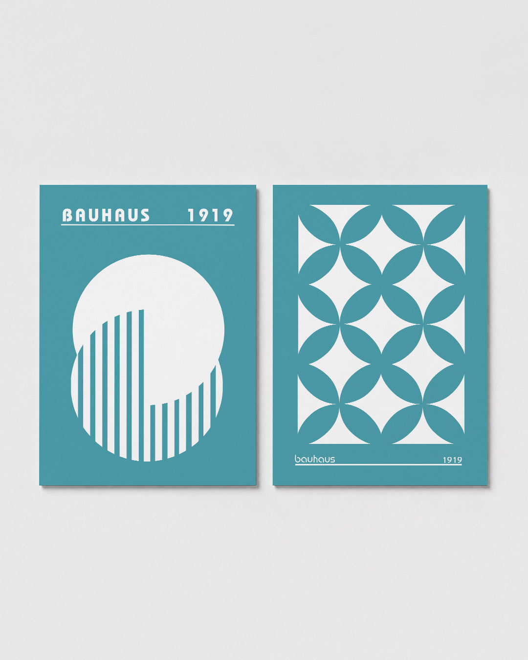 Cirkel en strepen Posterset