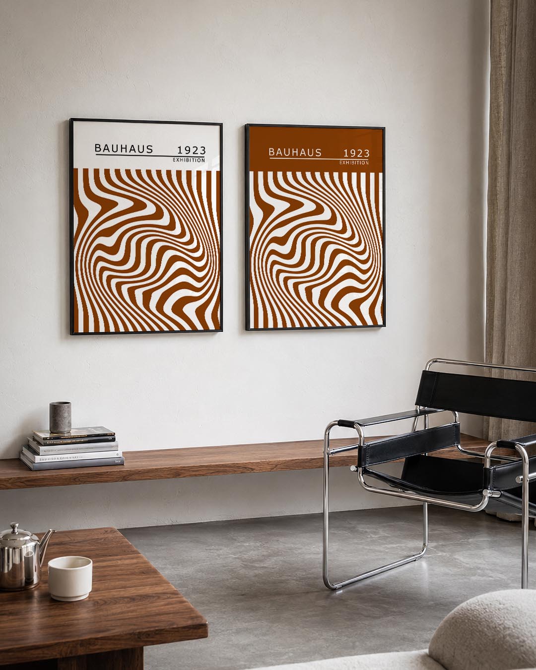 Golvend lijnenspel Postersets