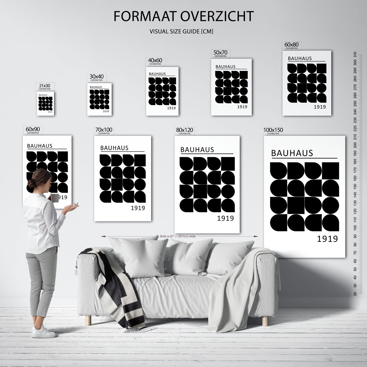 Vormen en vlakken Poster