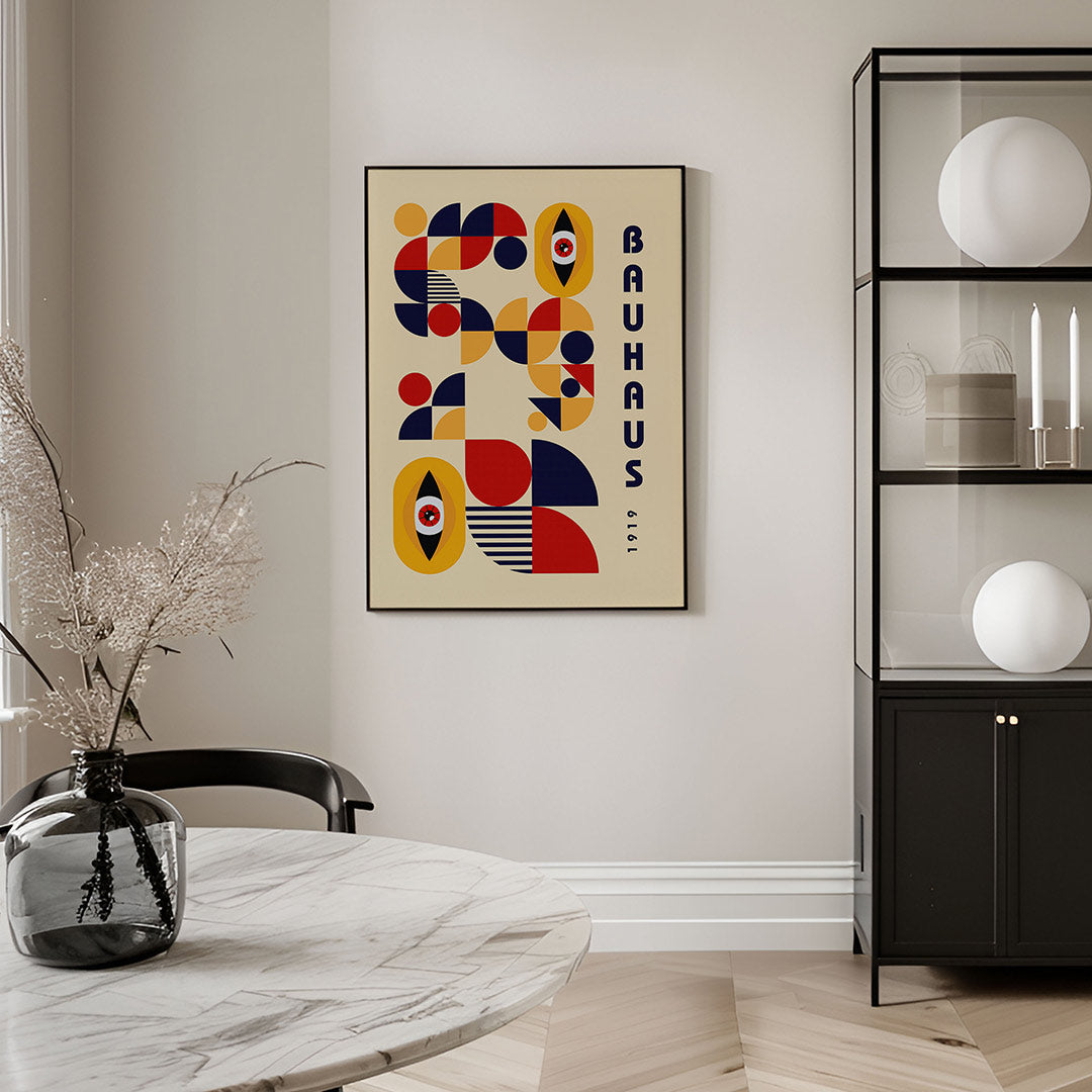 Vormen en vlakkenspel Poster