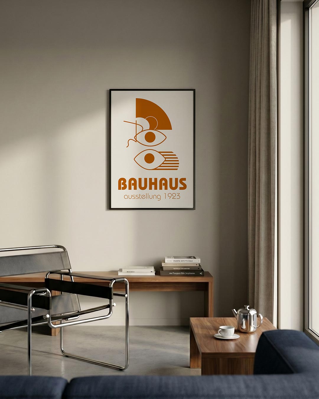 Oogvormen en lijnen Poster
