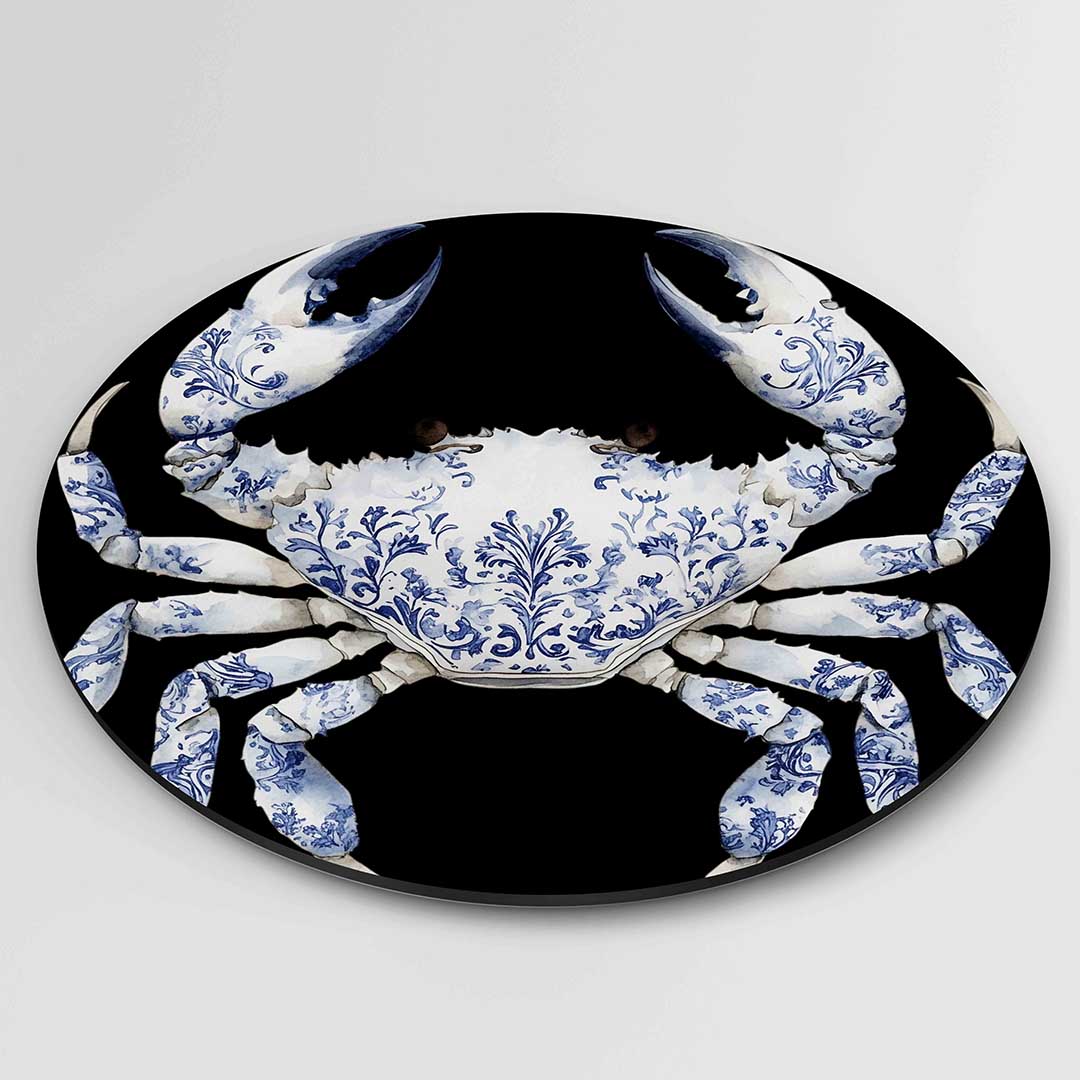Blauw witte krab Muurcirkel