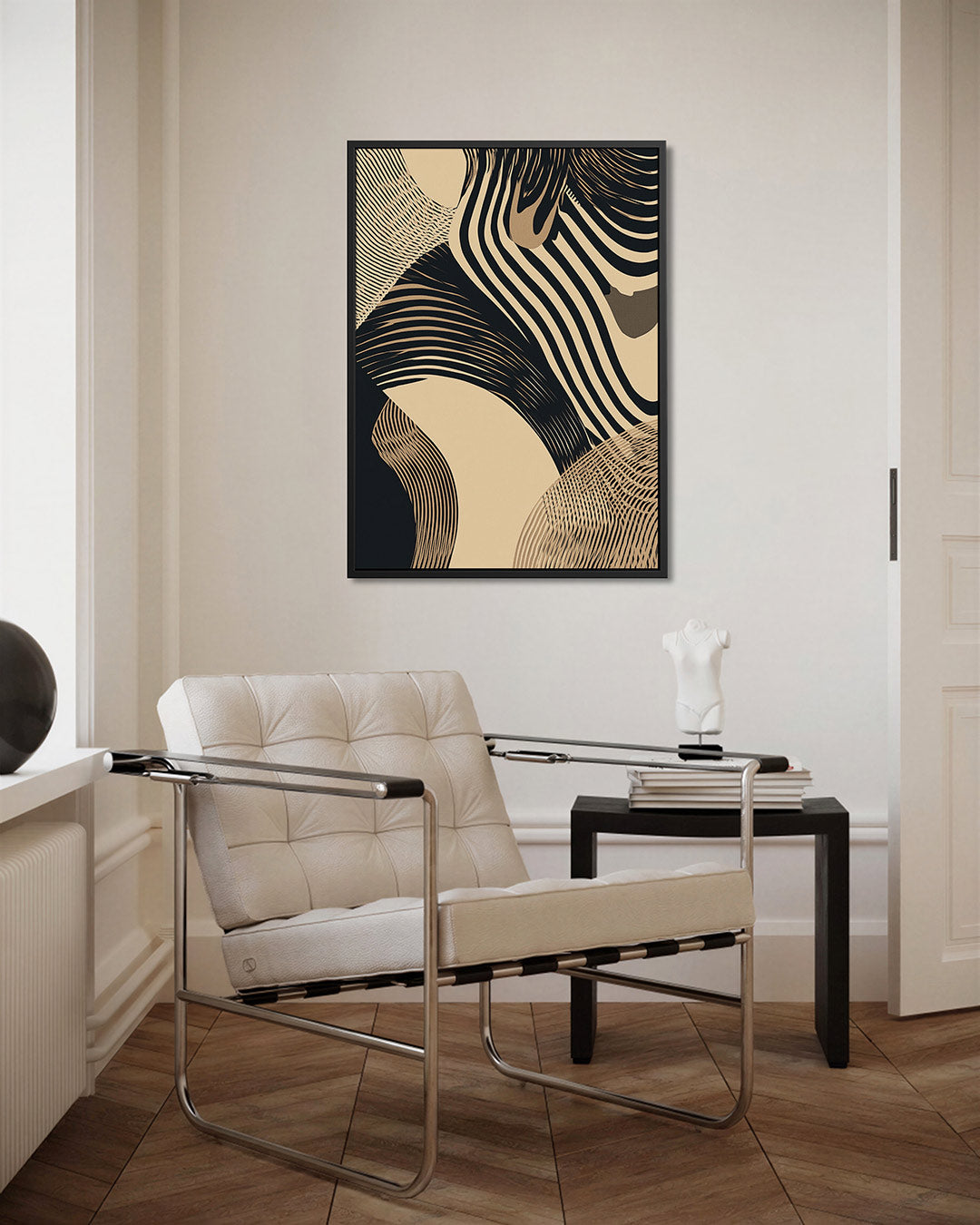 Dynamische lijnen Kunstwerk