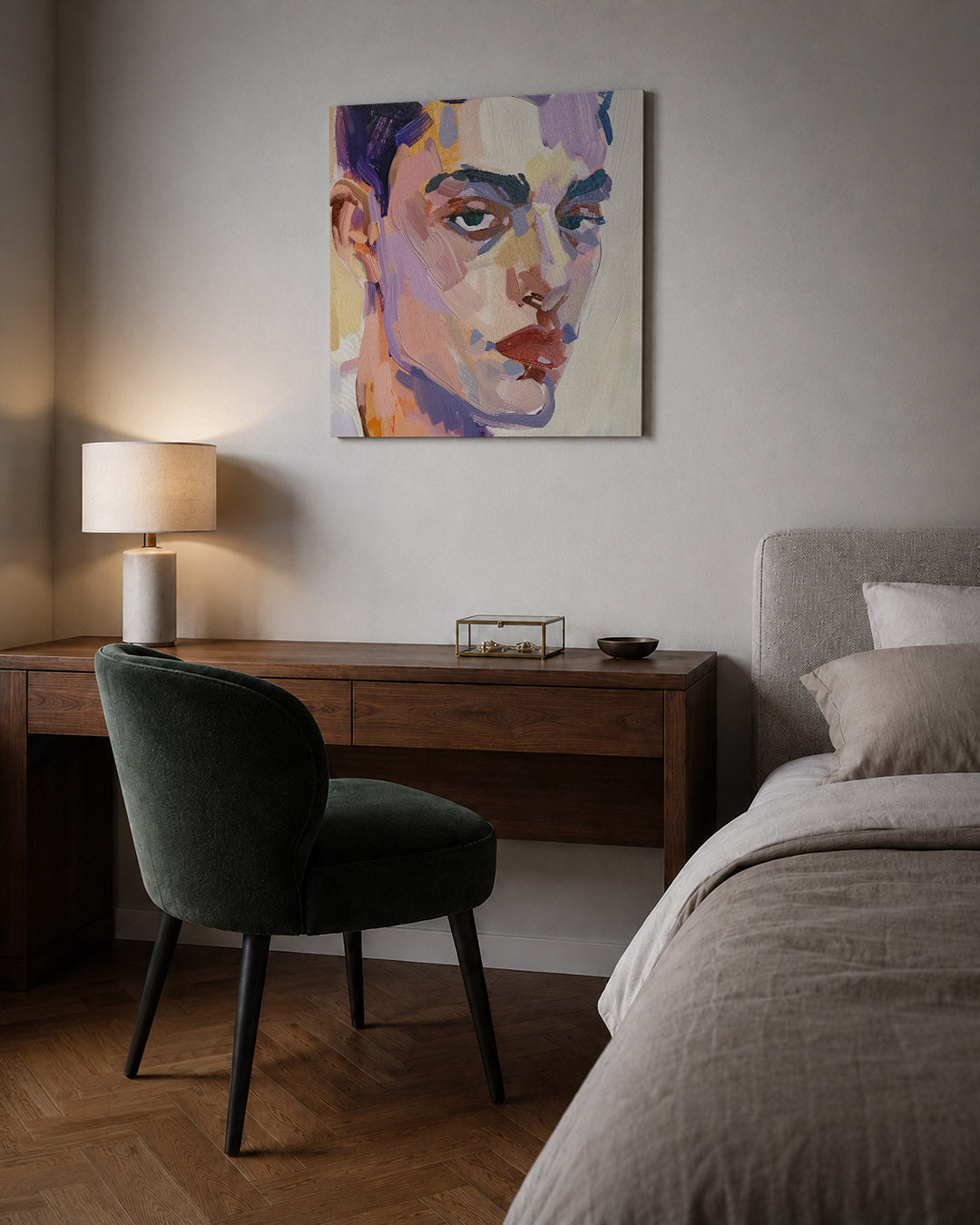 Portretstudie Kunstwerk