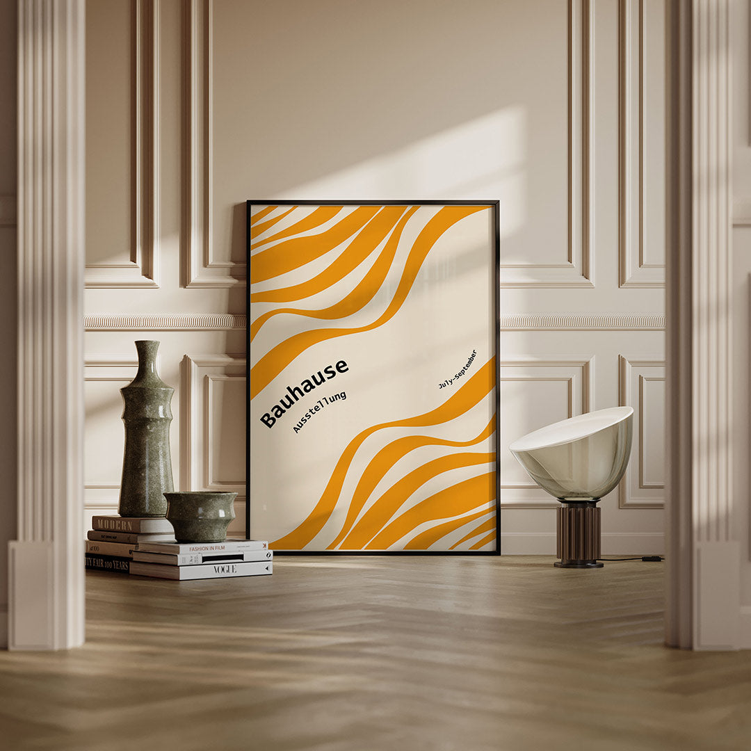 Golvend lijnenspel Poster