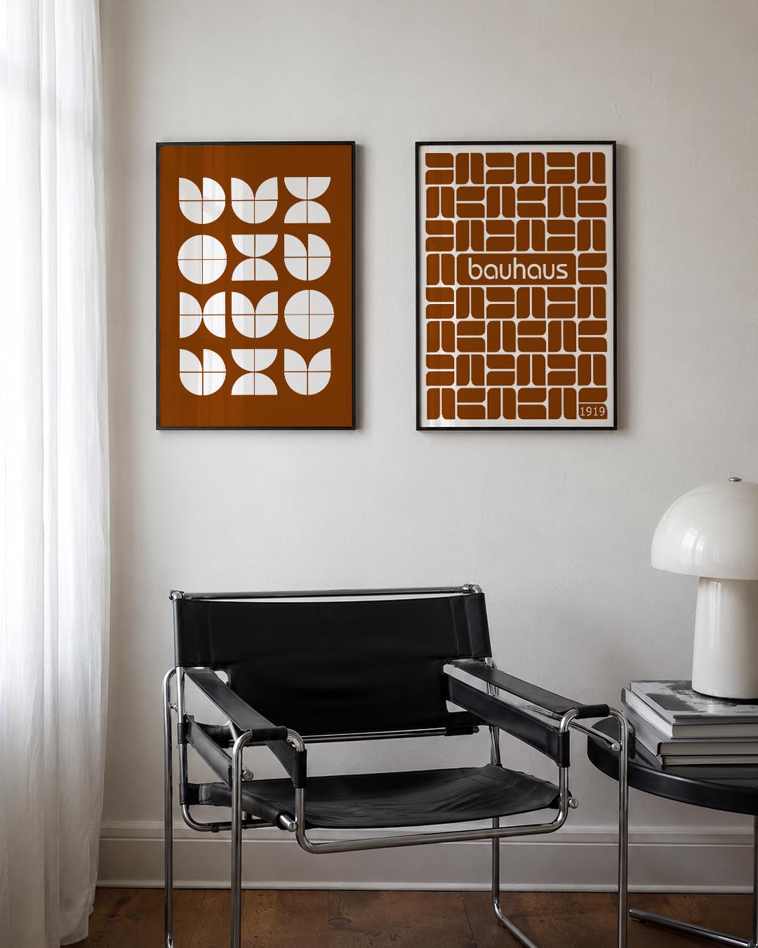 Vormritme en kleur Posterset