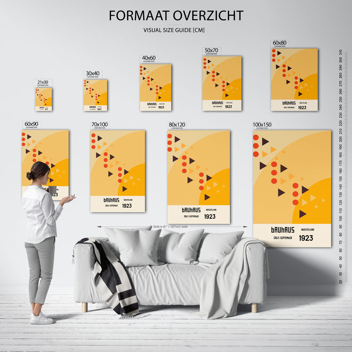 Vormen en vlakkenspel Poster