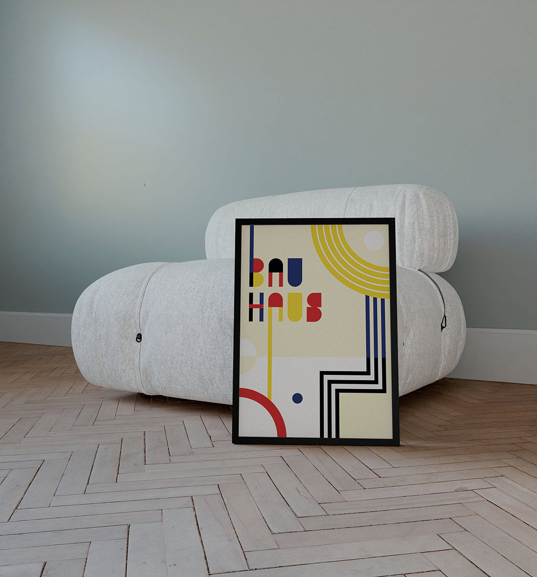 Vormen en kleurvlakken Poster