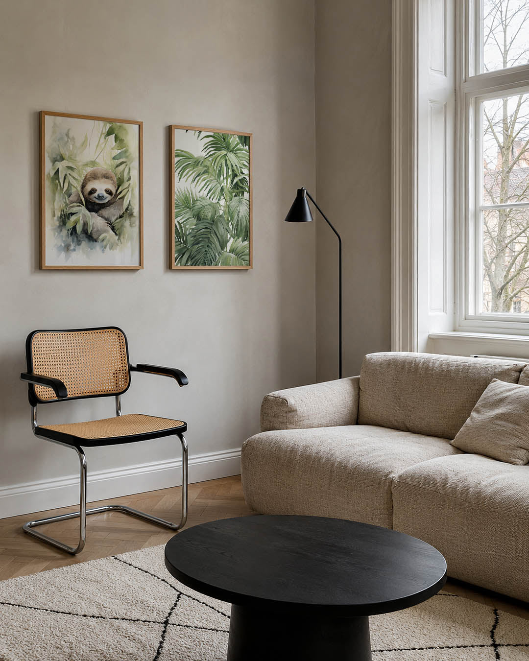 Groene jungle harmonie Posterset