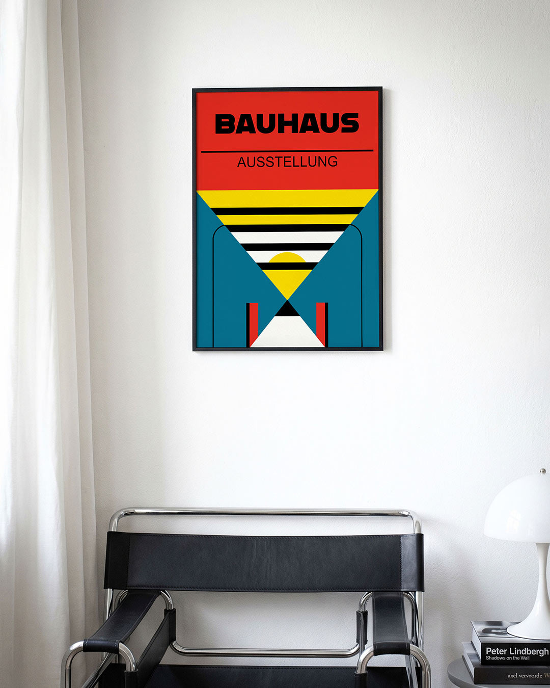 Kleurvlakken en lijnen Poster