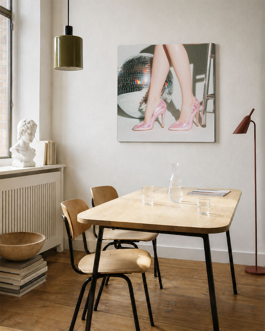 Glamour en reflectie Kunstwerk