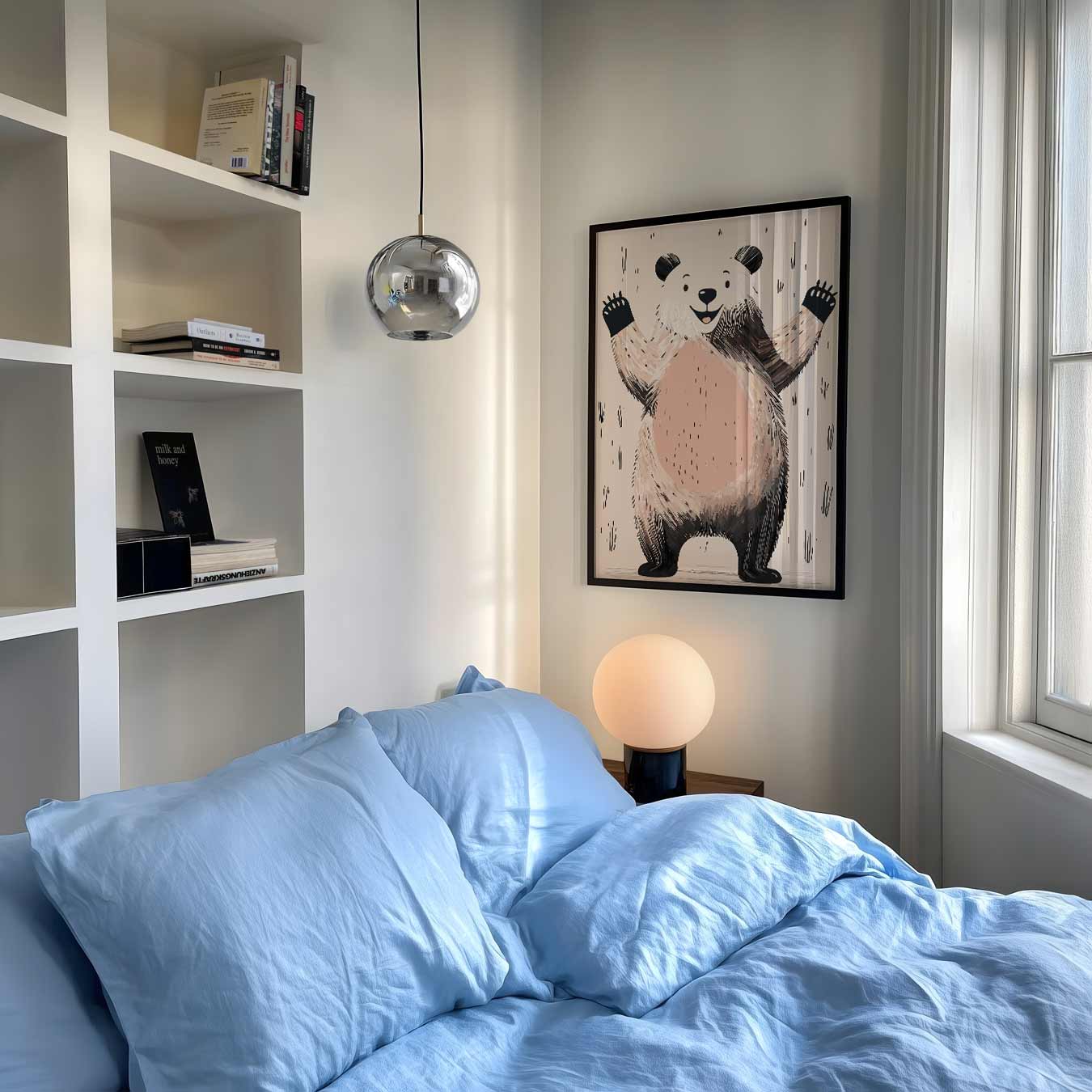Vrolijke Panda Poster-WallArtistic