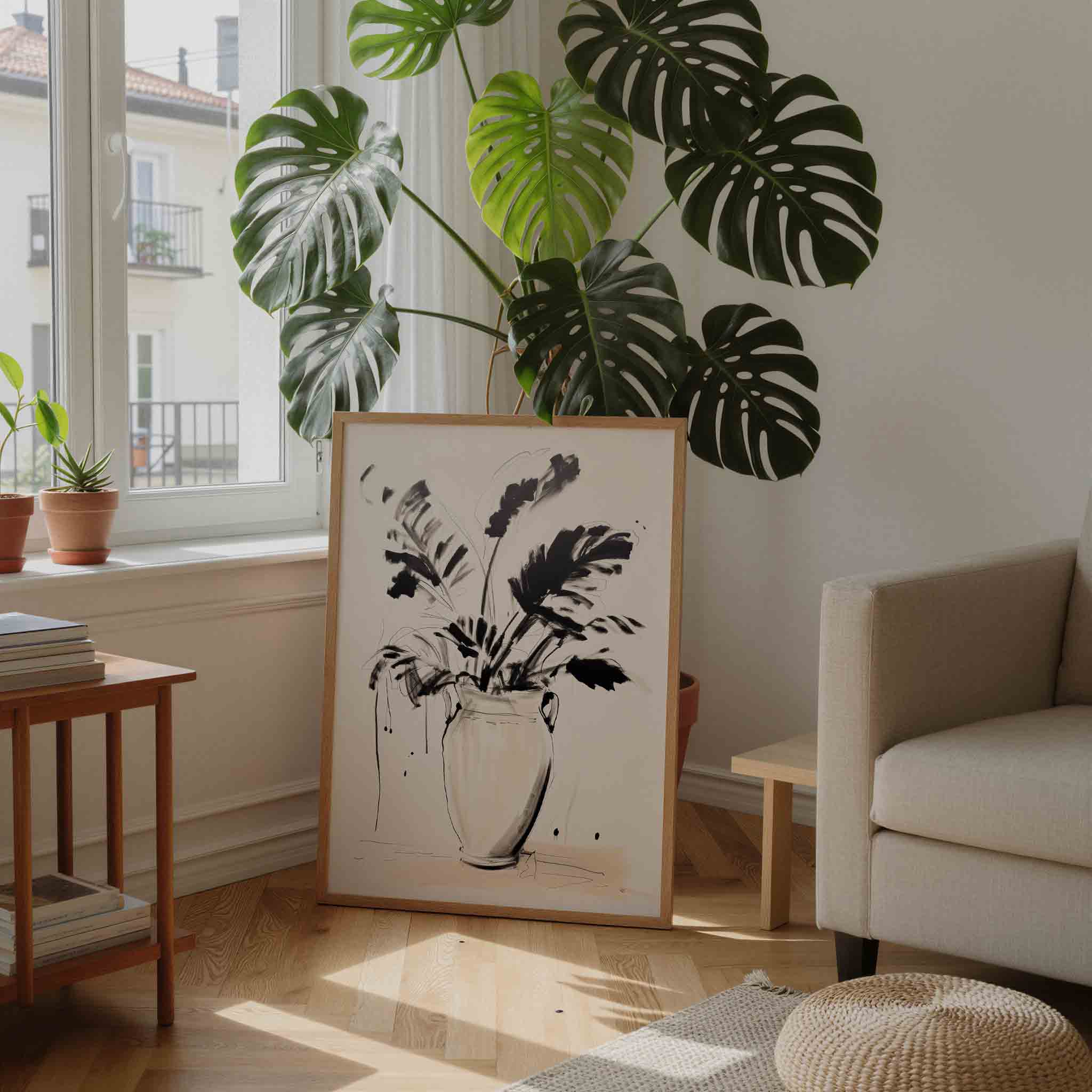 Plant in vaas Poster