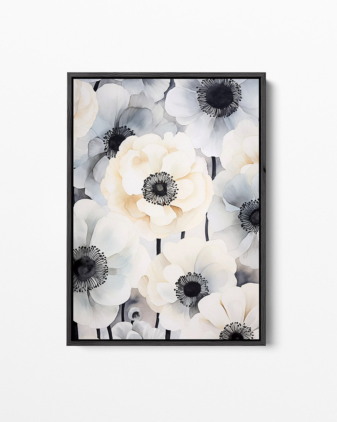 Bloemen in zachte tinten Kunstwerk